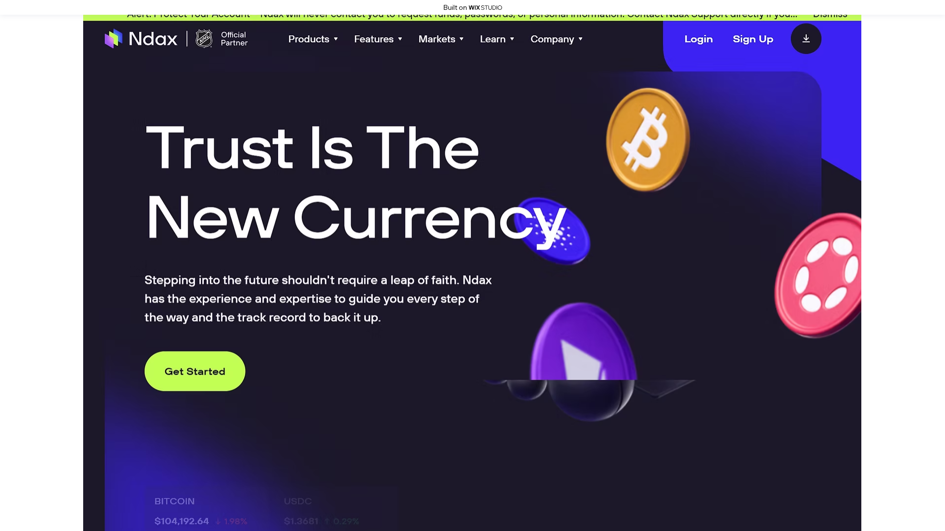Screenshot of divace-ndexio.wixstudio.com