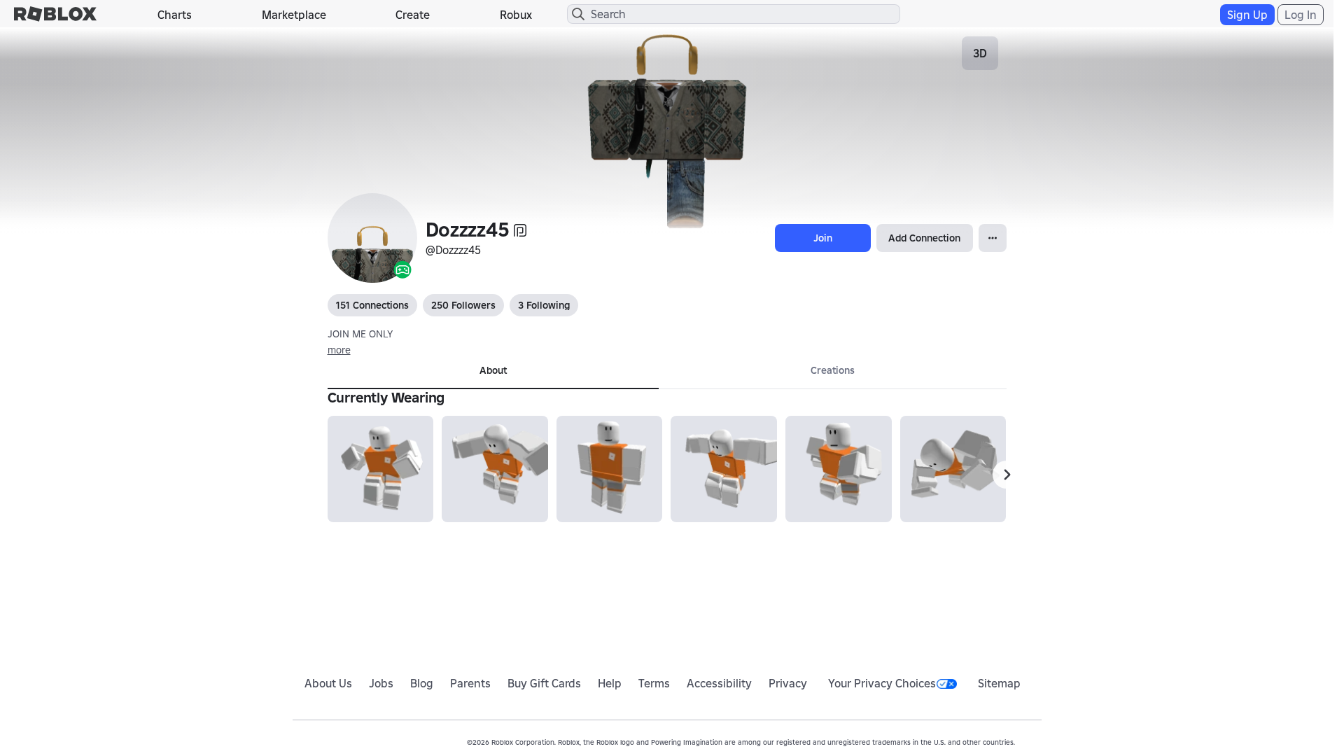 Screenshot of www.roblox.ly