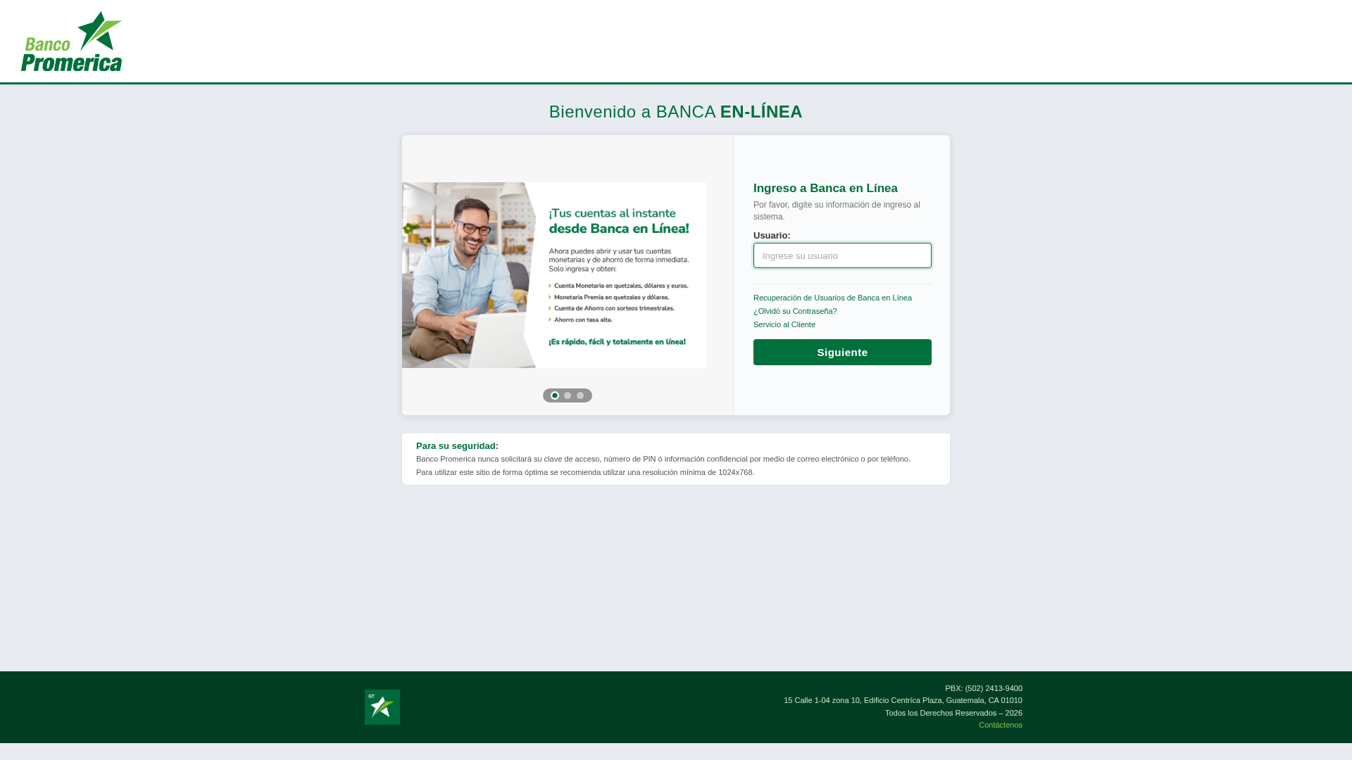 Screenshot of clientes.grupomerica.site