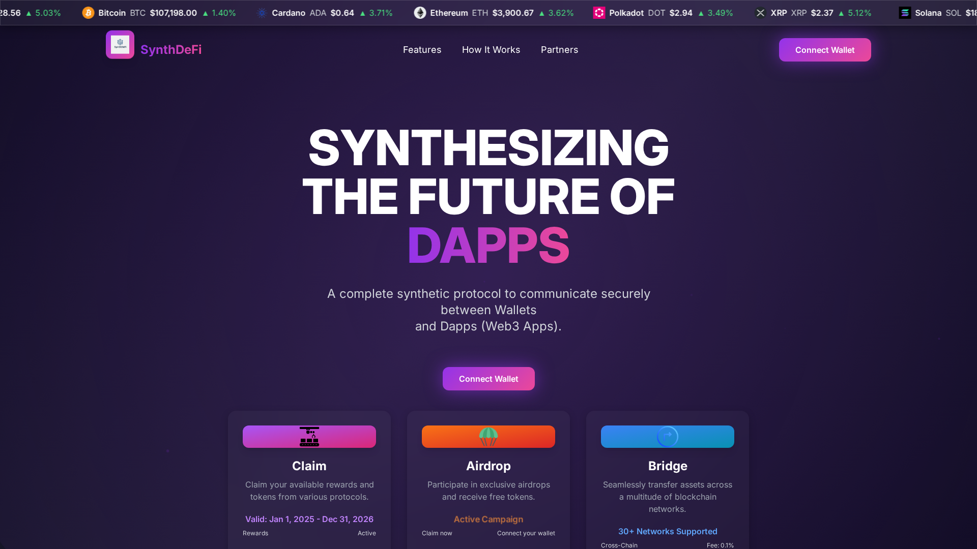 Screenshot of multinetsdecentralized.xyz