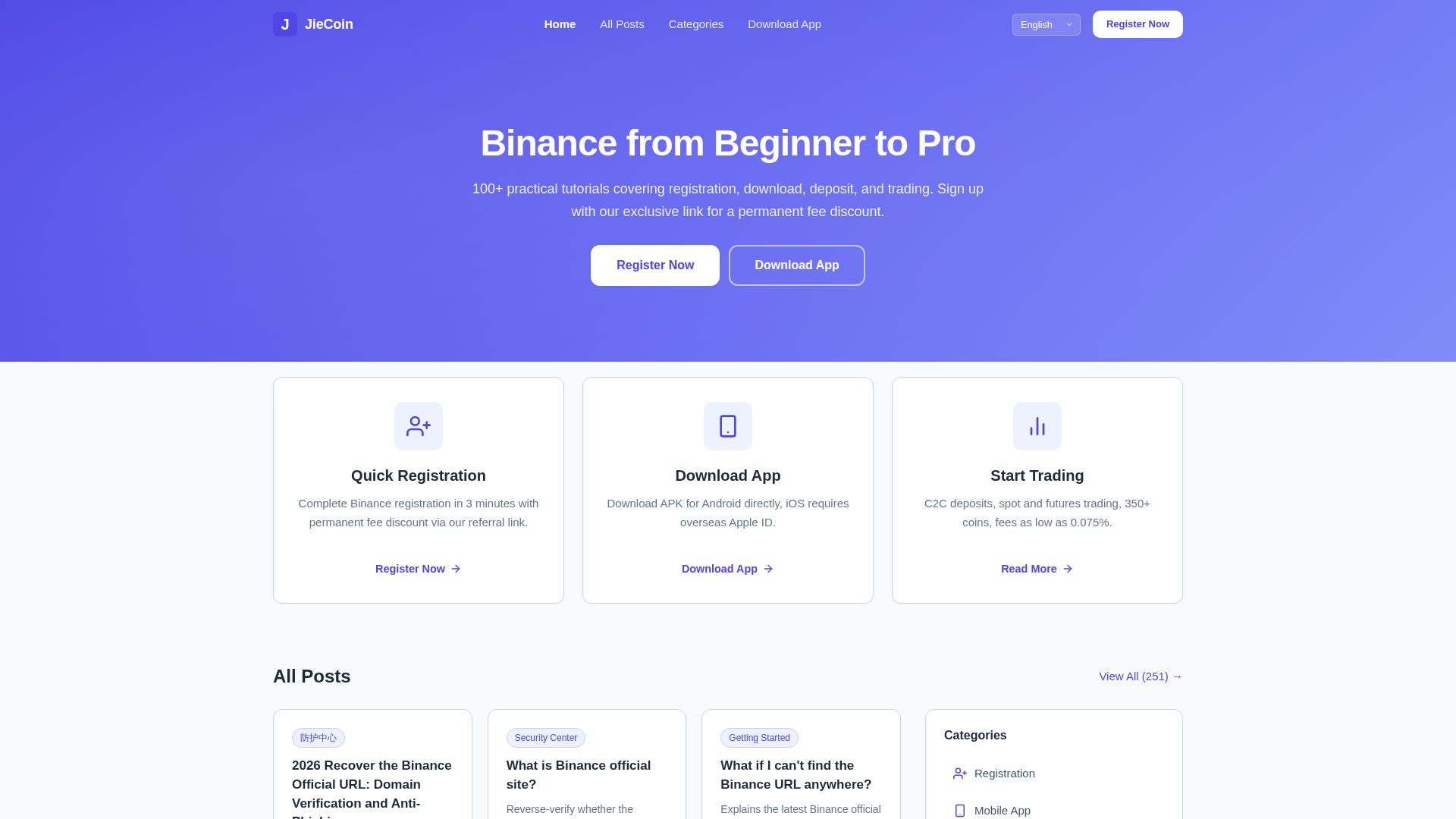 Screenshot of j-binance.com