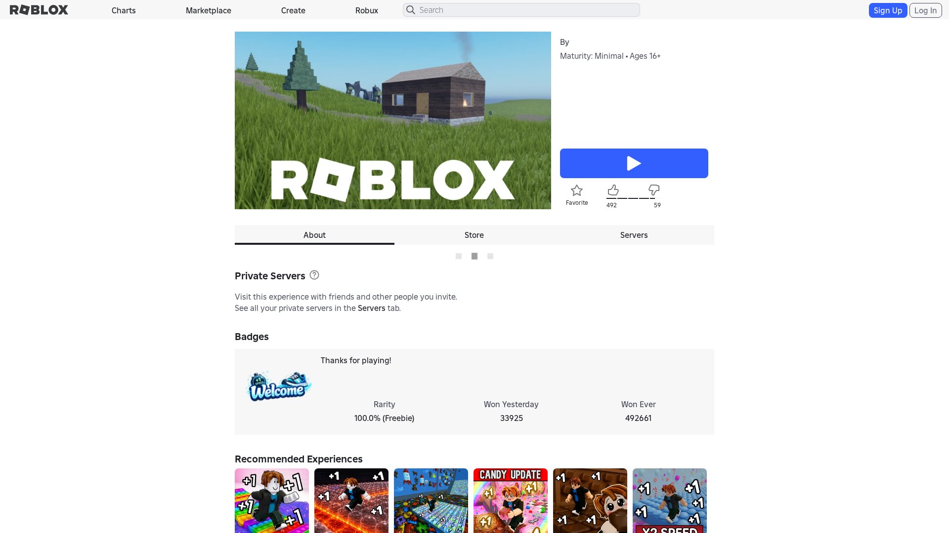 Screenshot of www.roblox.com.bn
