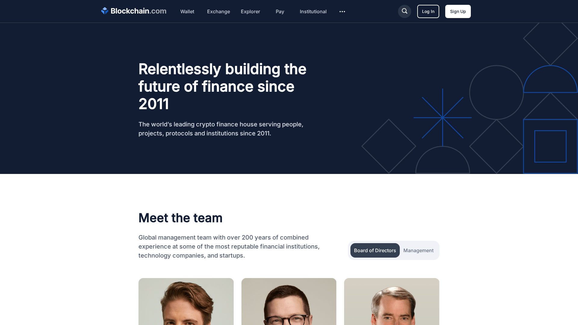 Screenshot of www.blockchain-clone-lyart.vercel.app