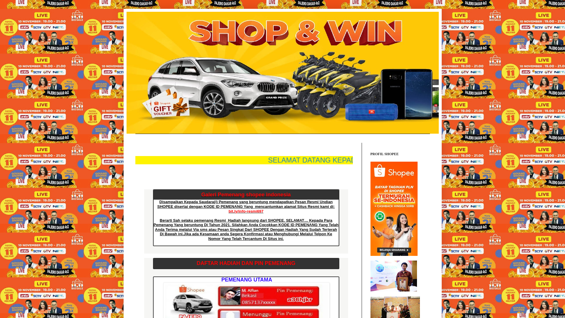 Screenshot of www.info-resmi697.blogspot.com