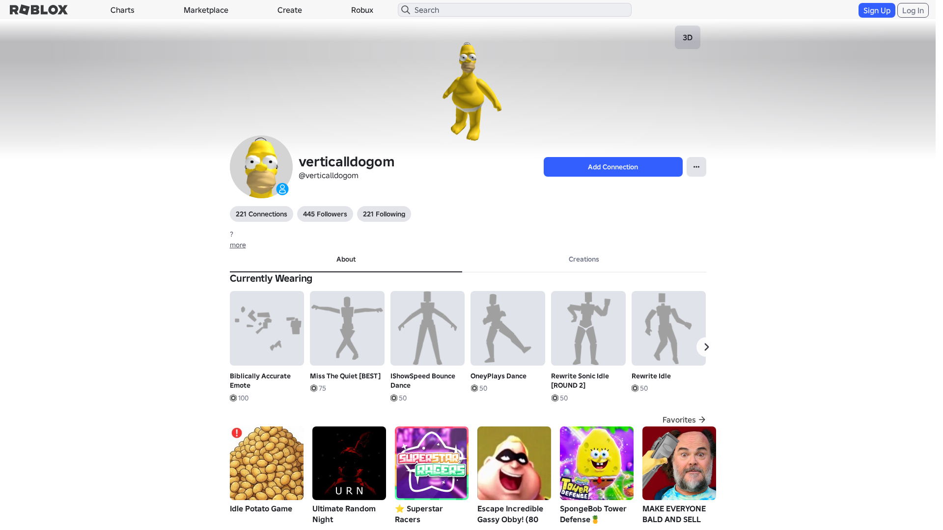 Screenshot of roblx.me