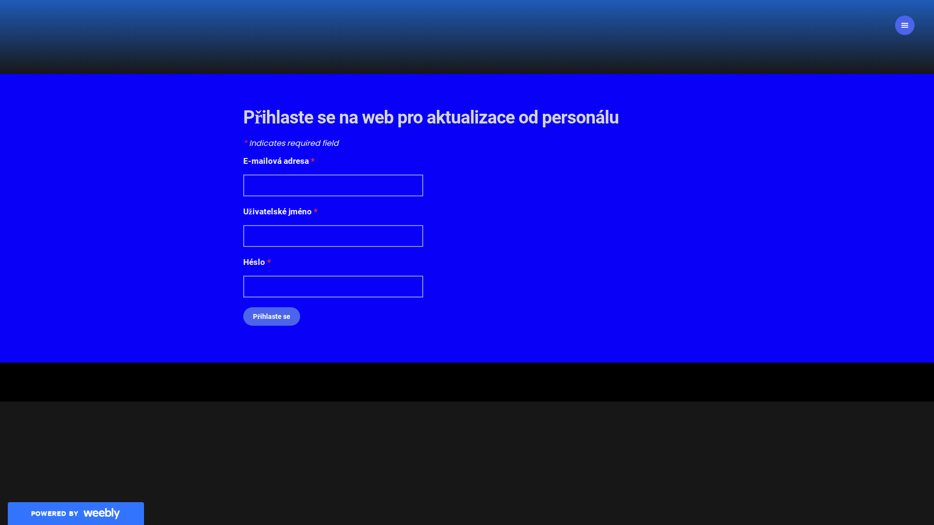 Screenshot of pokracovat.weebly.com