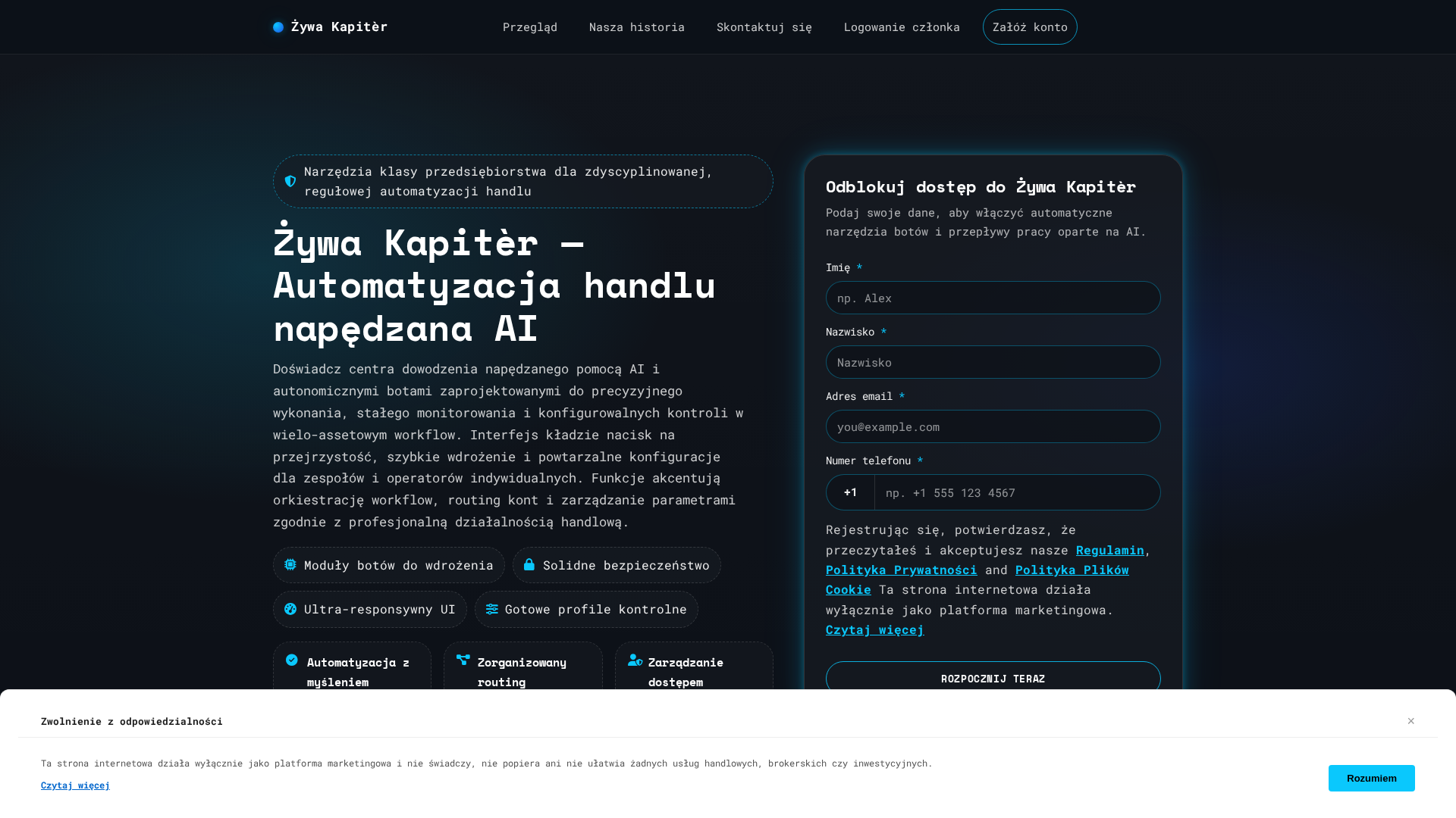 Screenshot of zywakapiter.shop