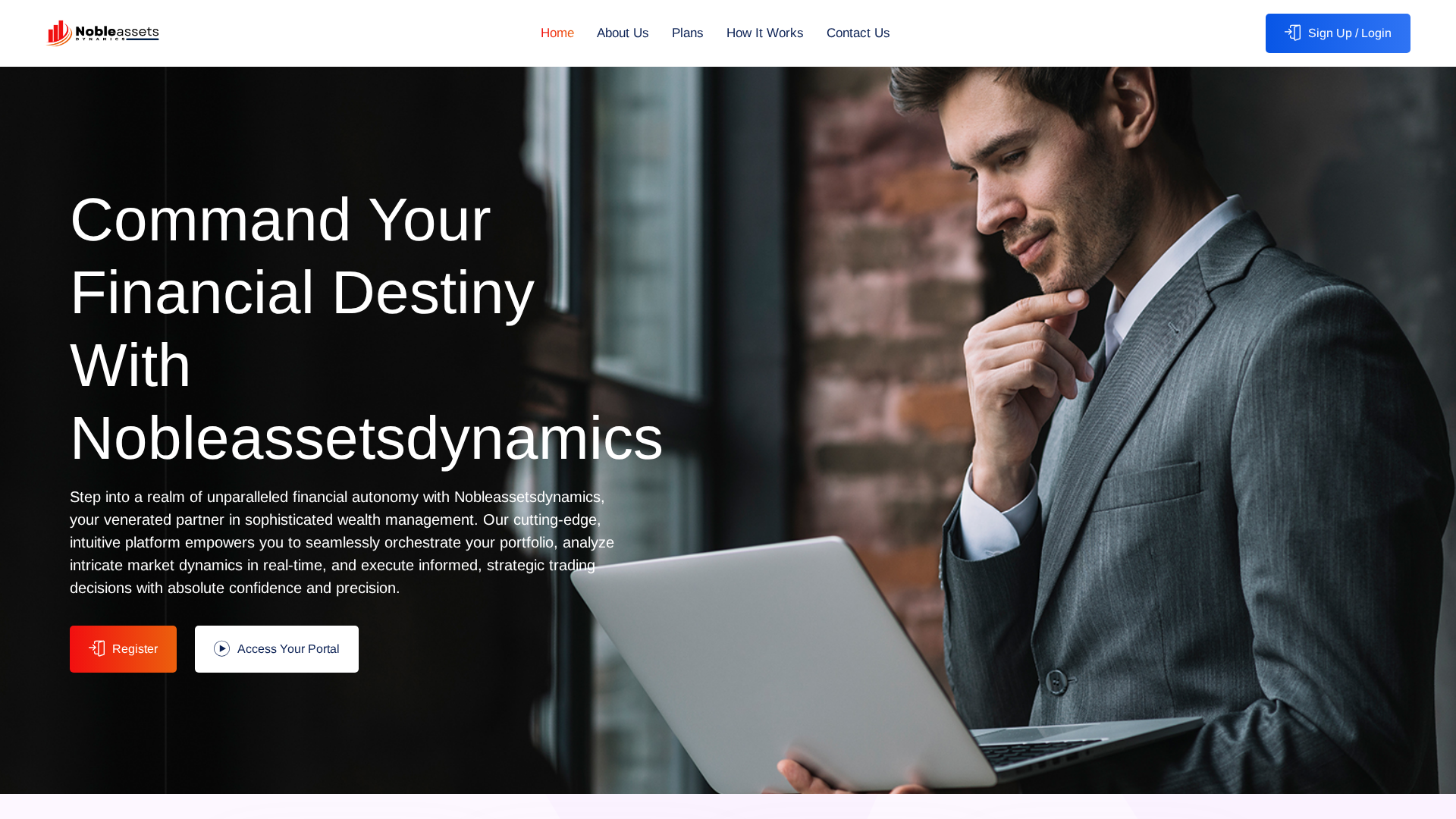 Screenshot of nobleassetsdynamics.com