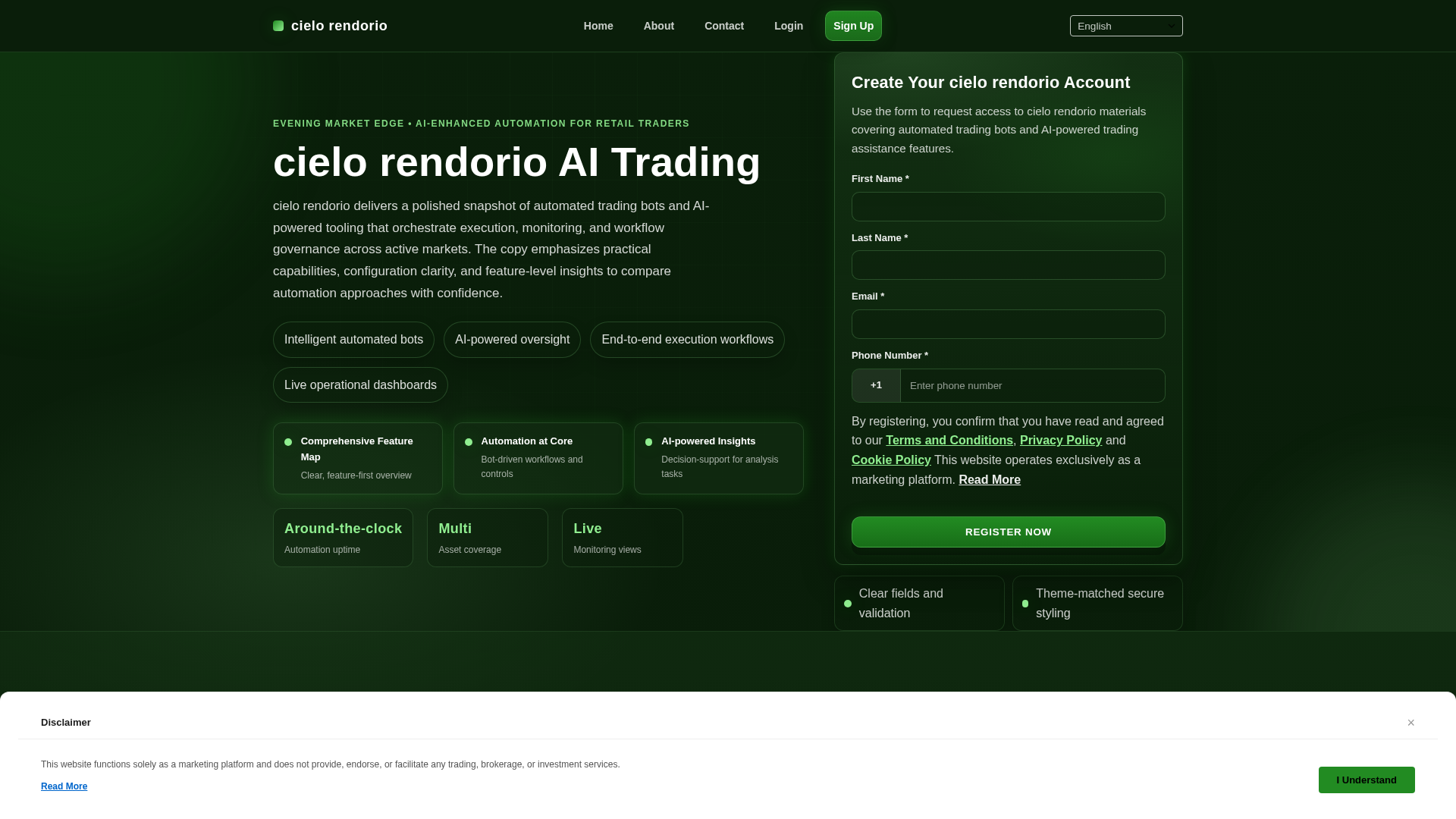 Screenshot of cielorendorio.pro