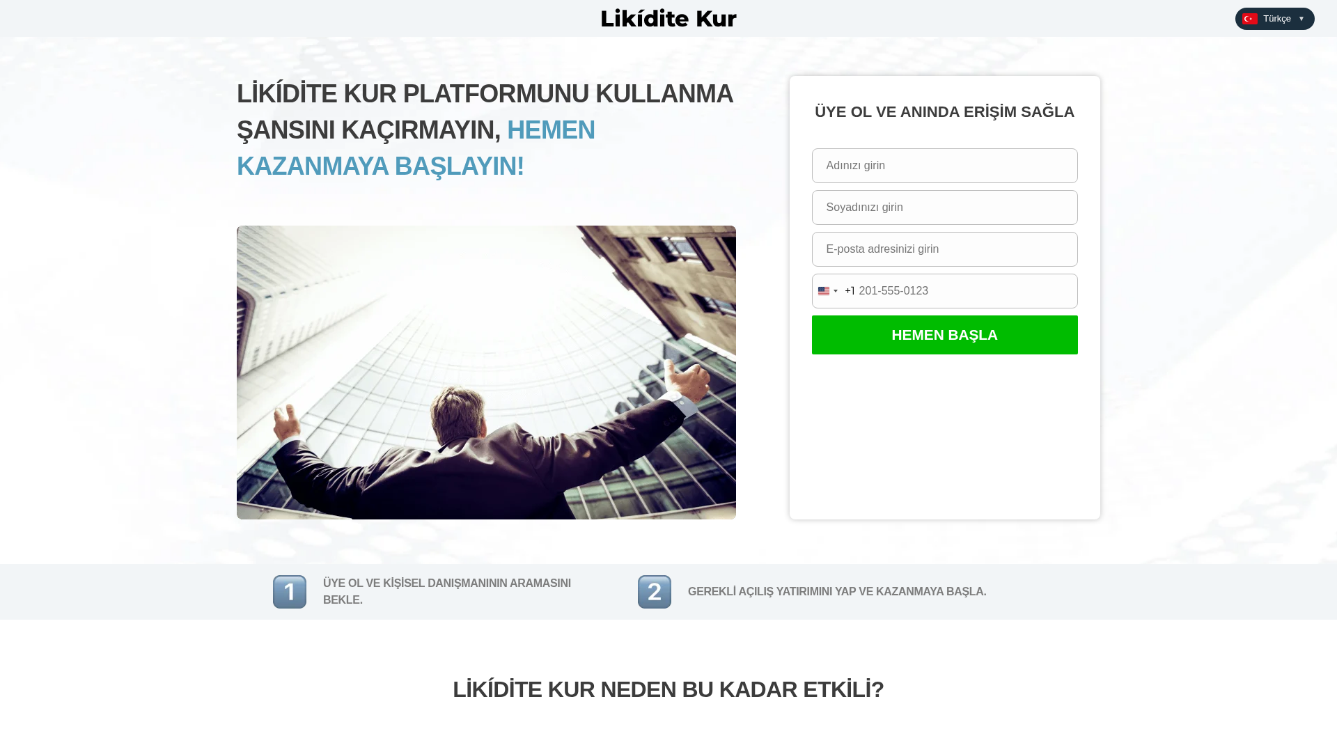 Screenshot of likiditekurapp.com