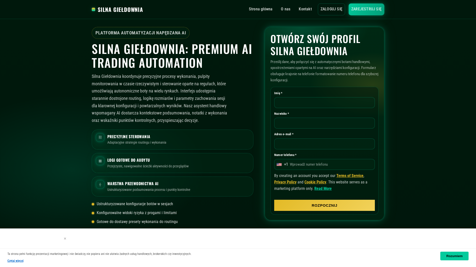 Screenshot of silnagieldownia.pro