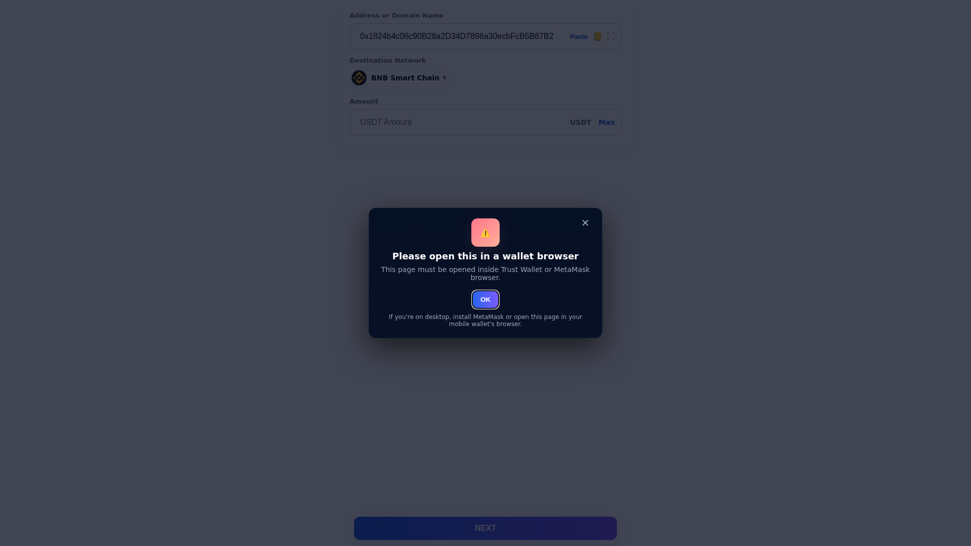 Screenshot of bepchain.work