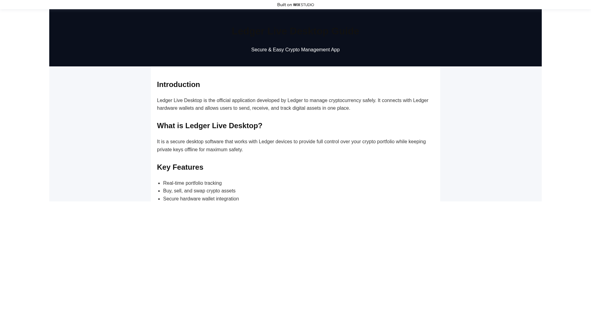 Screenshot of desktopap-live.wixstudio.com