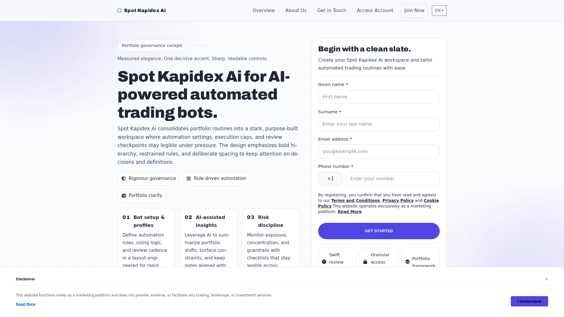 Screenshot of spot-kapidex-ai-software.com