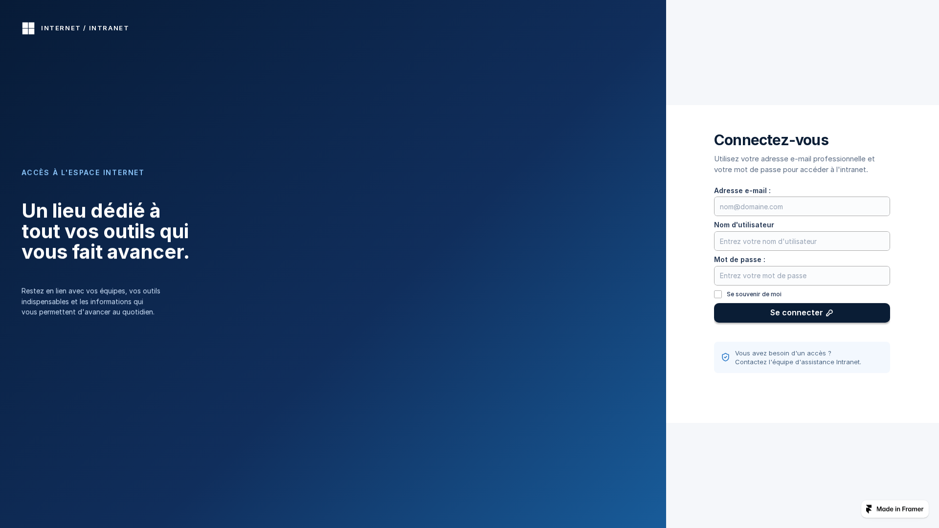 Screenshot of cas-internet-user.framer.website