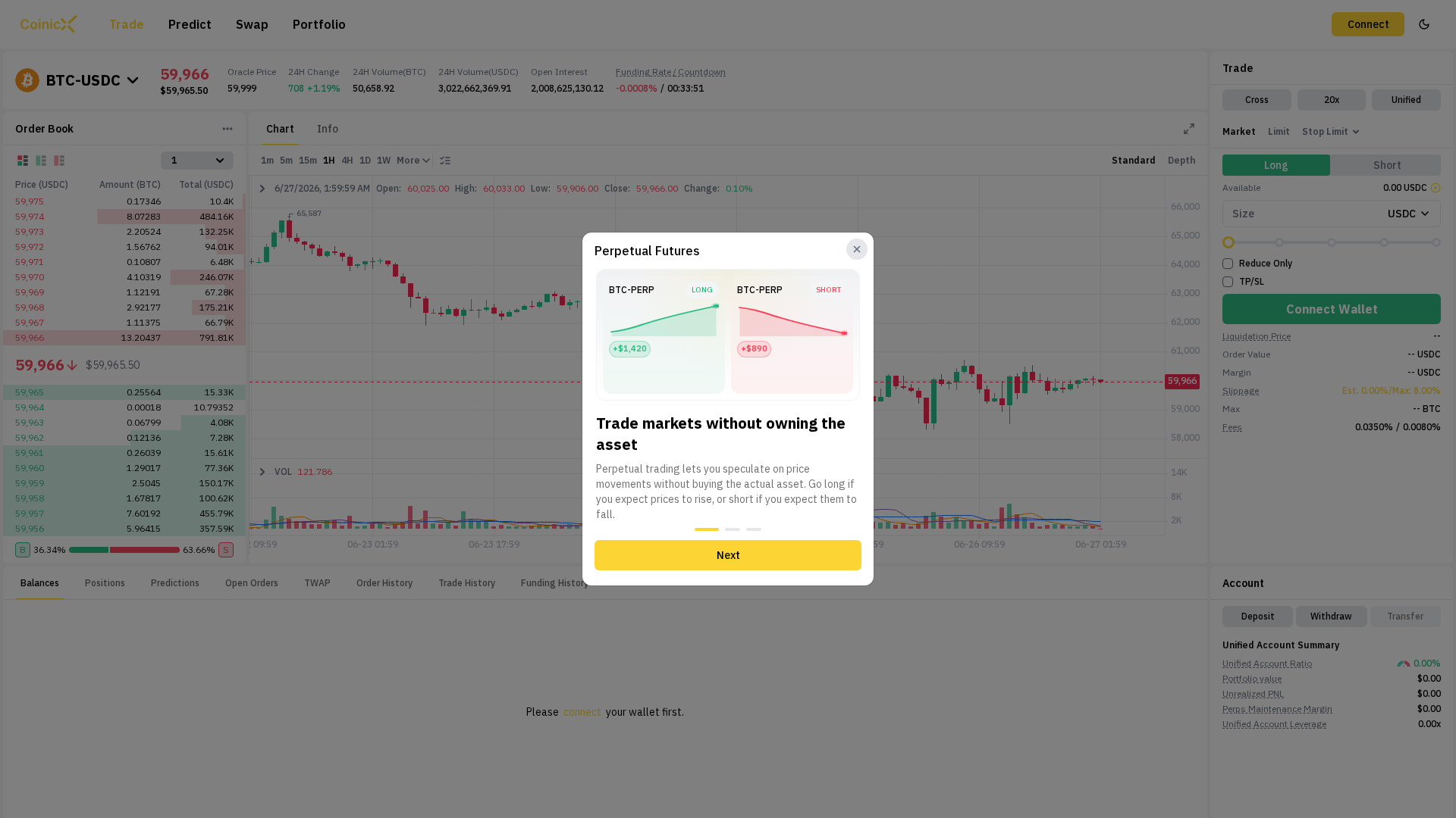 Screenshot of coinicx.xyz