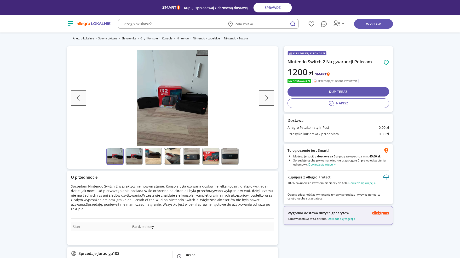 Screenshot of allegro.493492300h9.shop