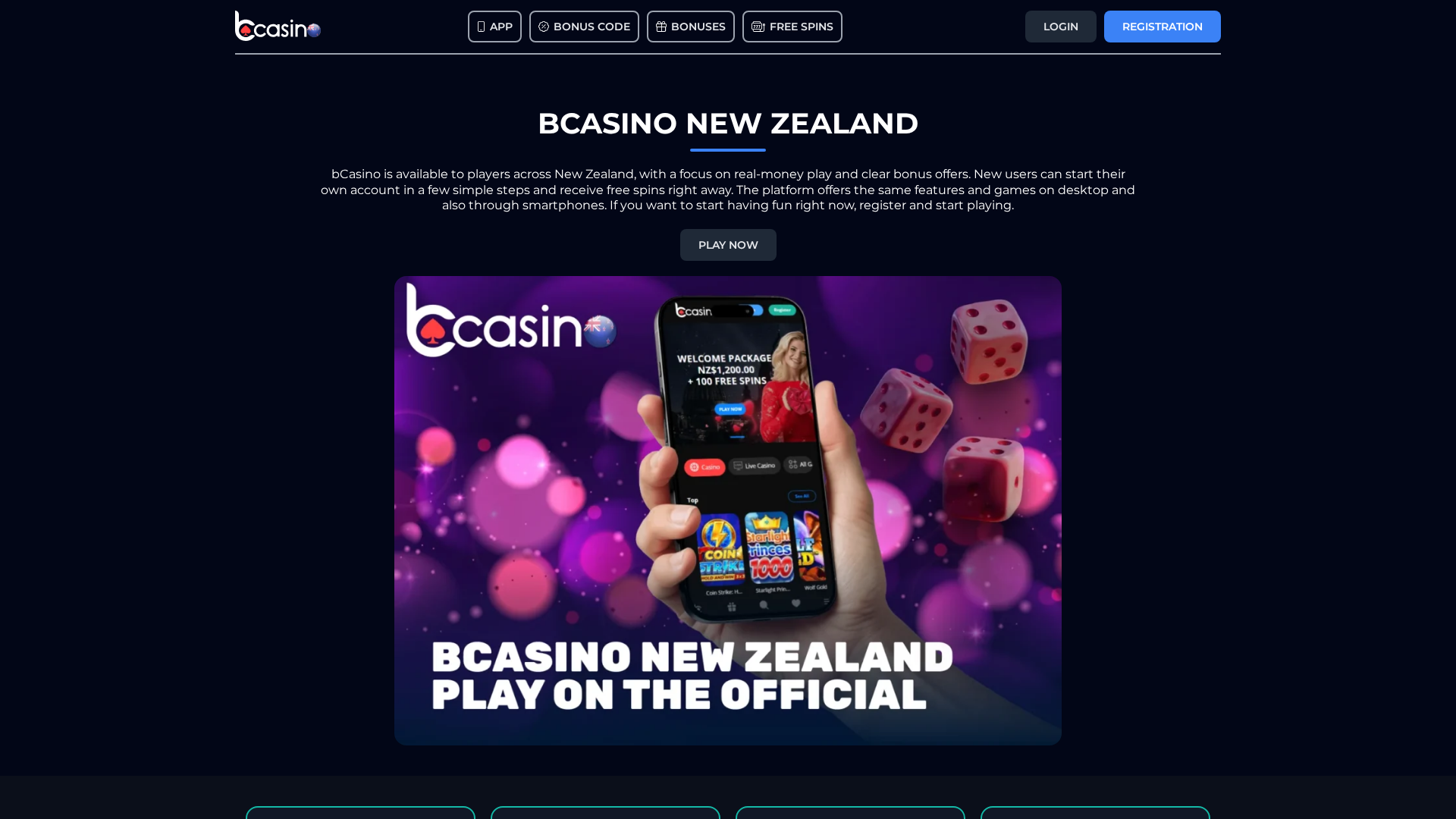 Screenshot of bcasino-new-zealand.com