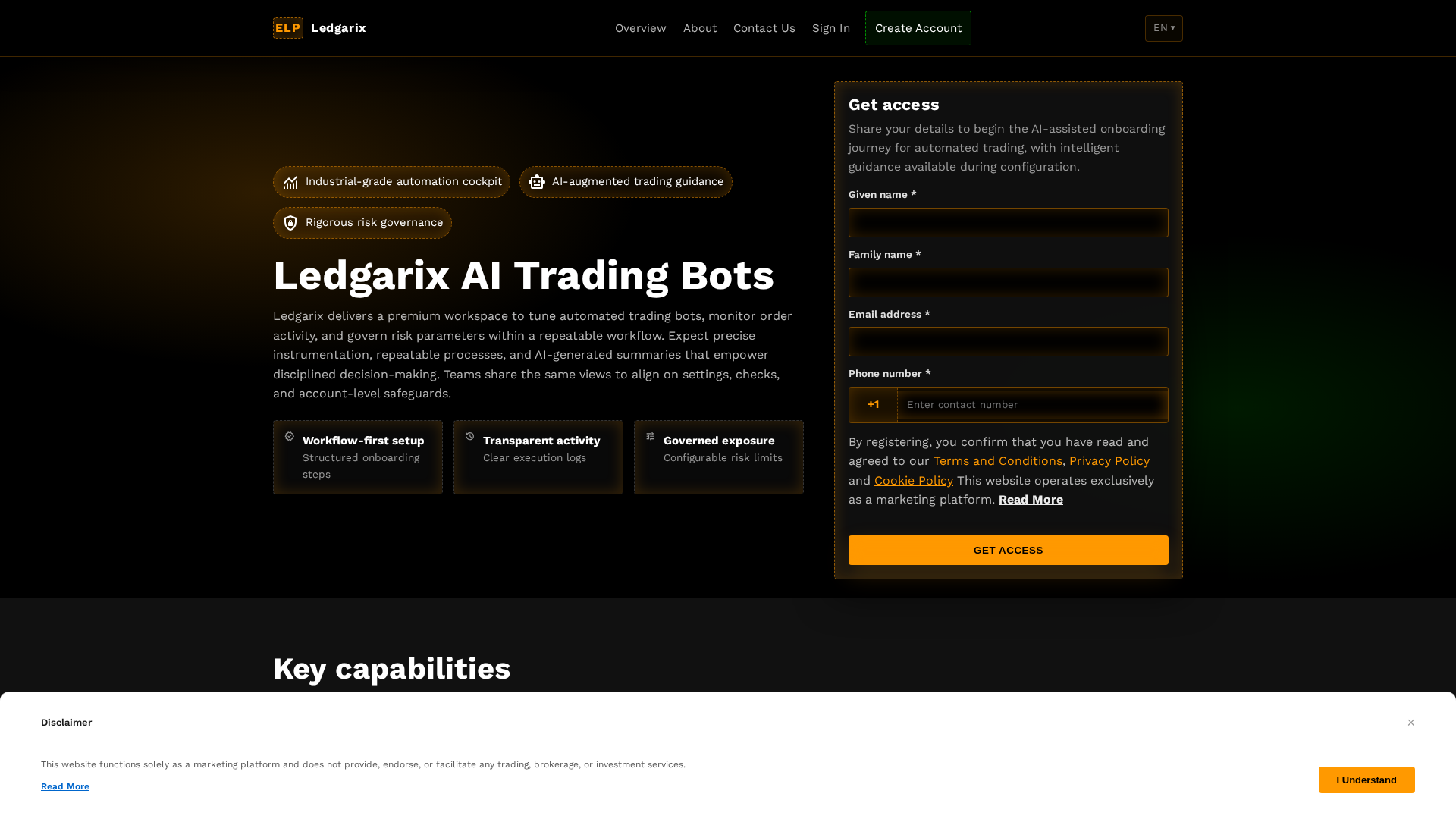 Screenshot of ledgarix.shop