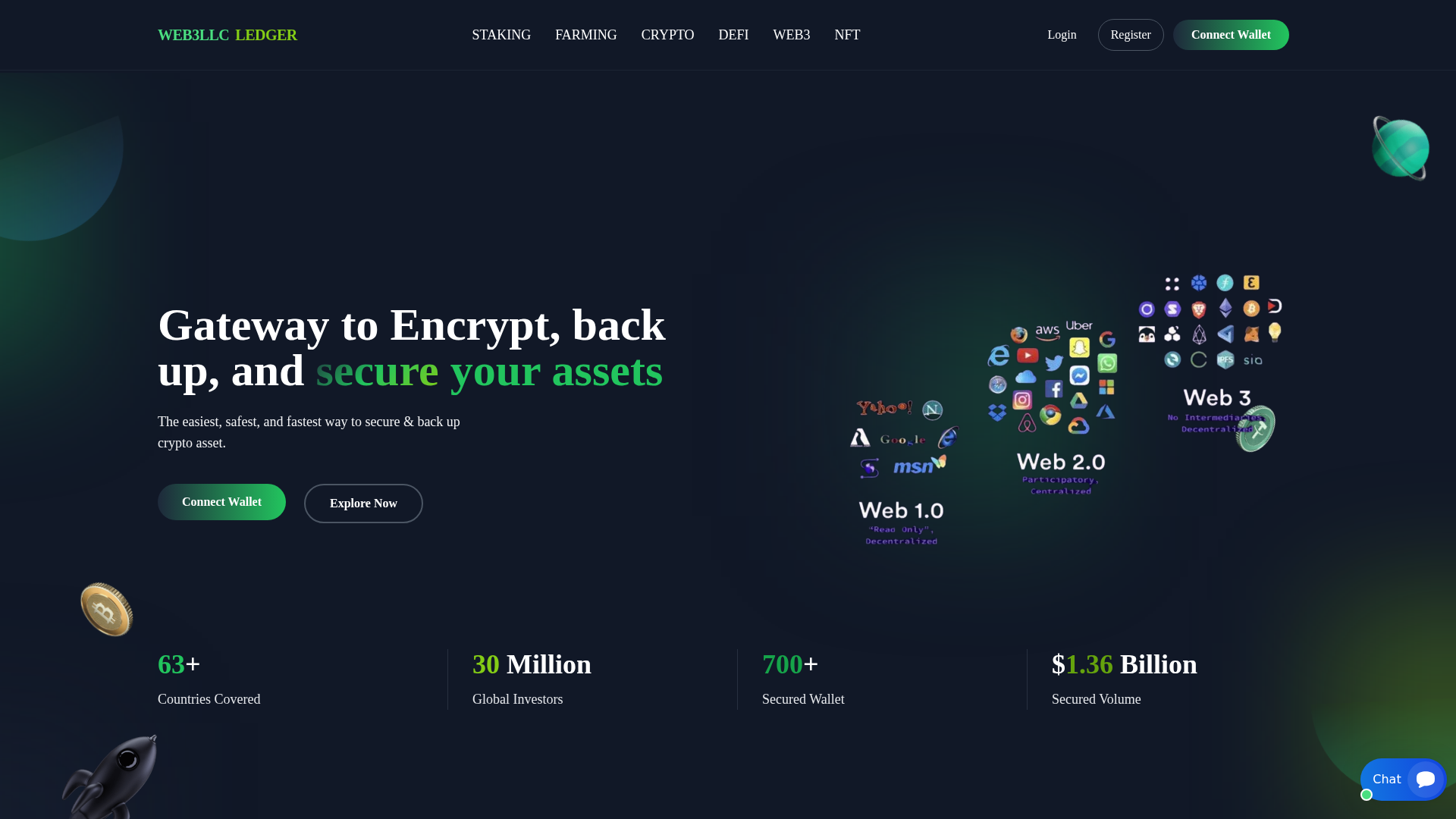 Screenshot of web3llcledger.com