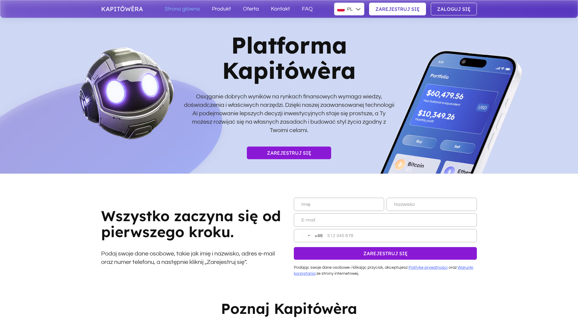 Screenshot of kapitowera.com