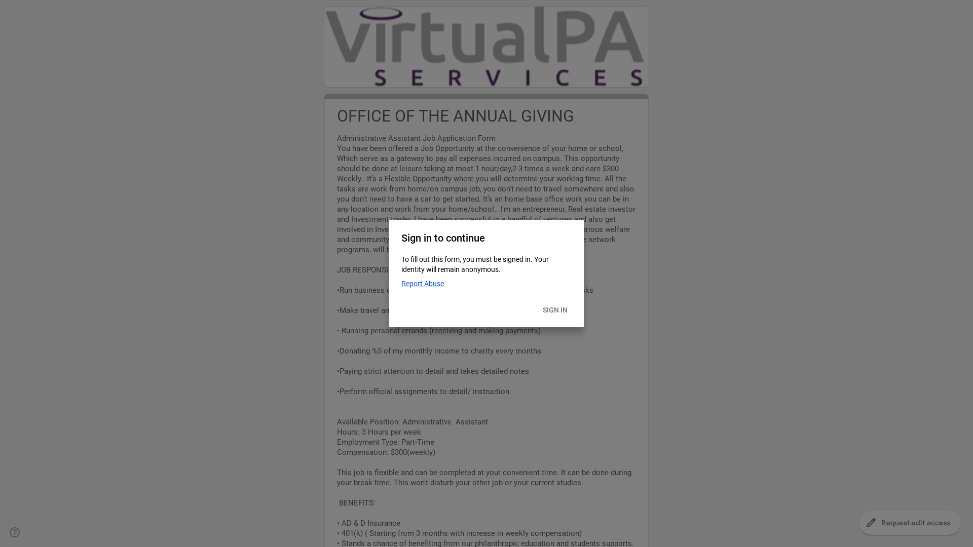 VirtualPA SERVICES