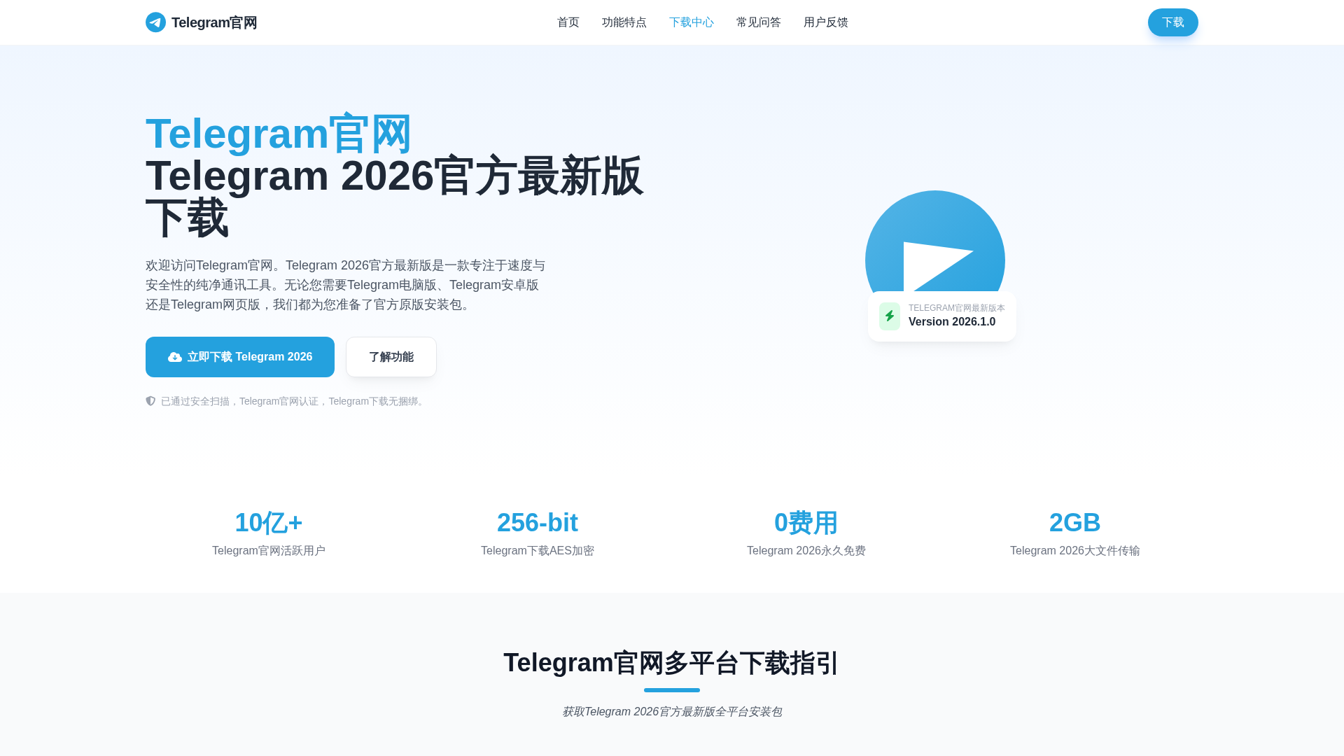 Screenshot of telegramch.com.cn