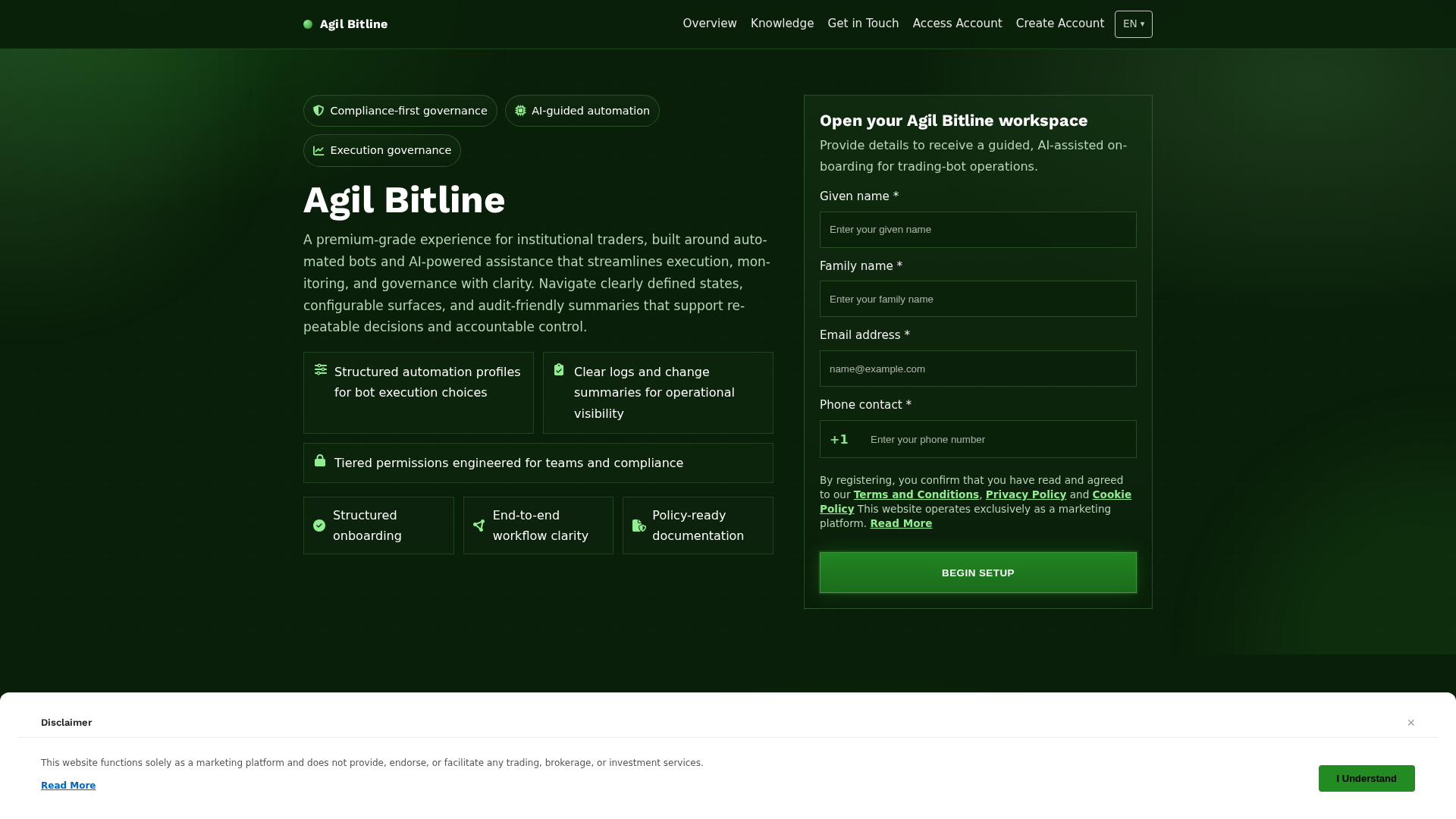 Screenshot of agilbitline.pro