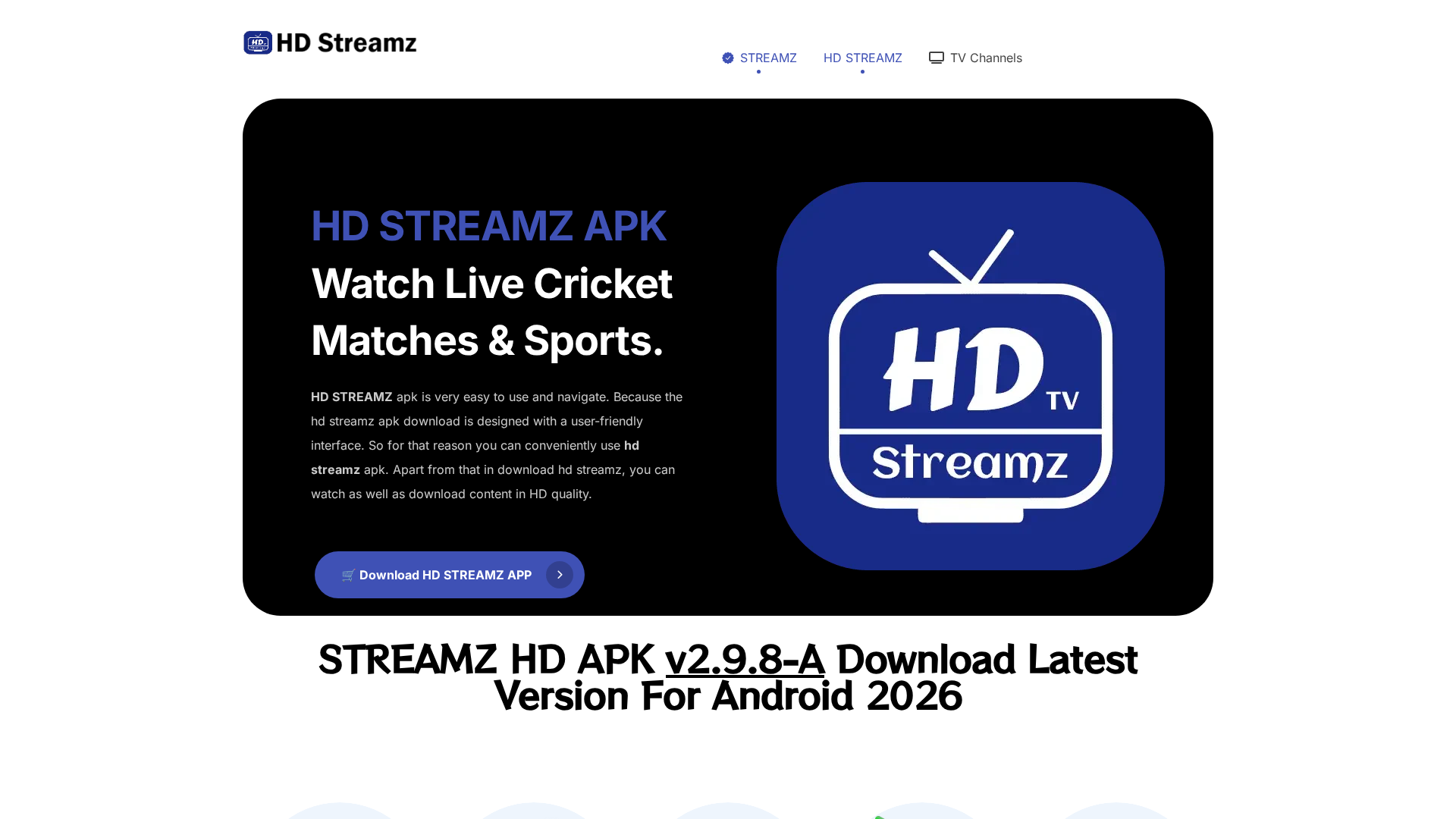 Screenshot of hd-streamz.tv