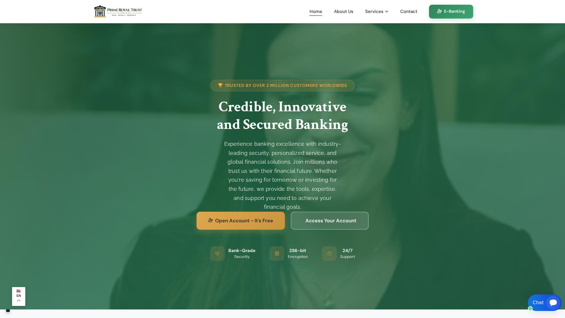 Screenshot of primeroyaltrustcapital.com