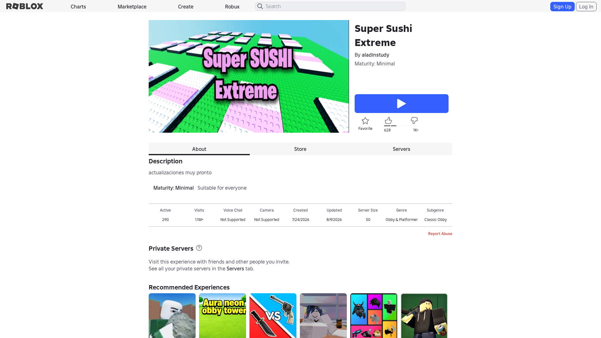 Screenshot of www.roblox.com.bi