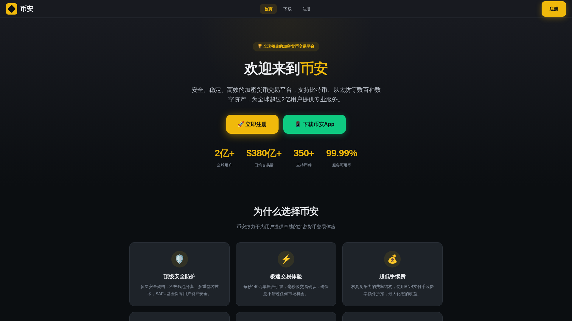 Screenshot of cn.binancne.com.cn