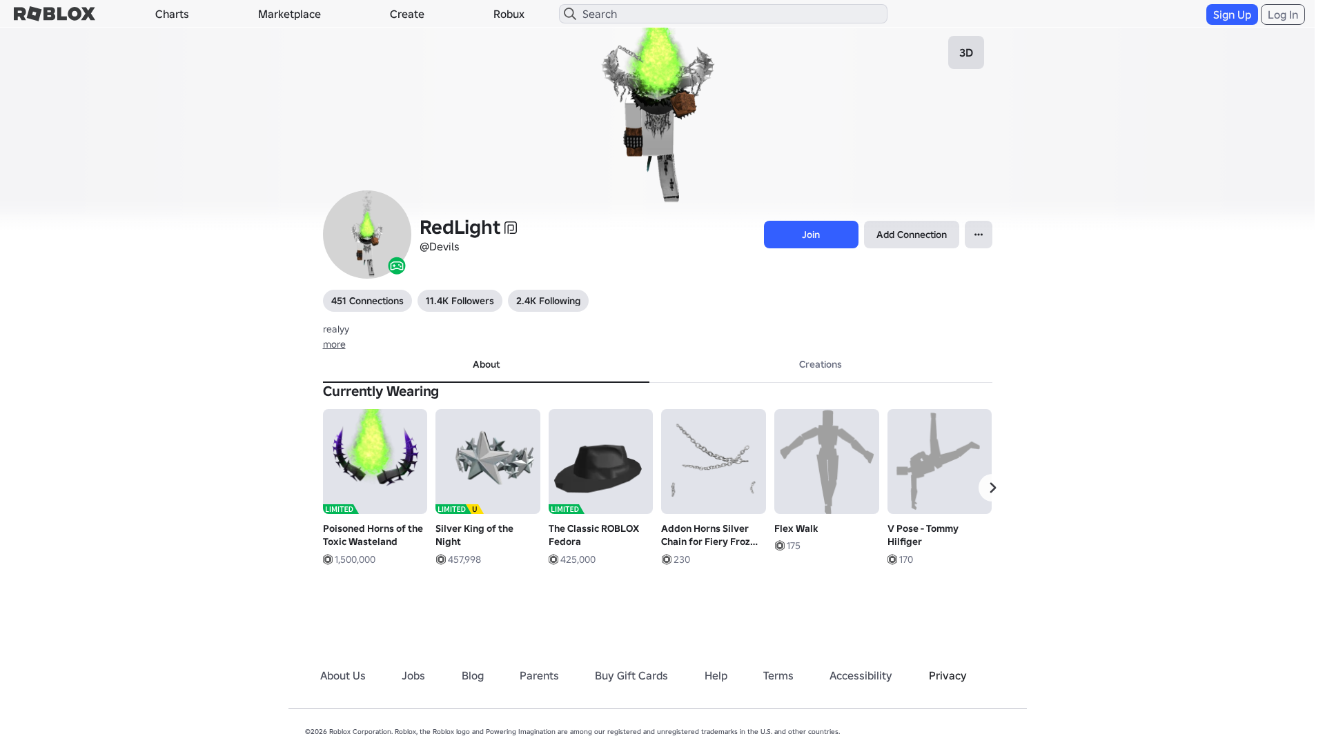Screenshot of www.roblox.com.ml