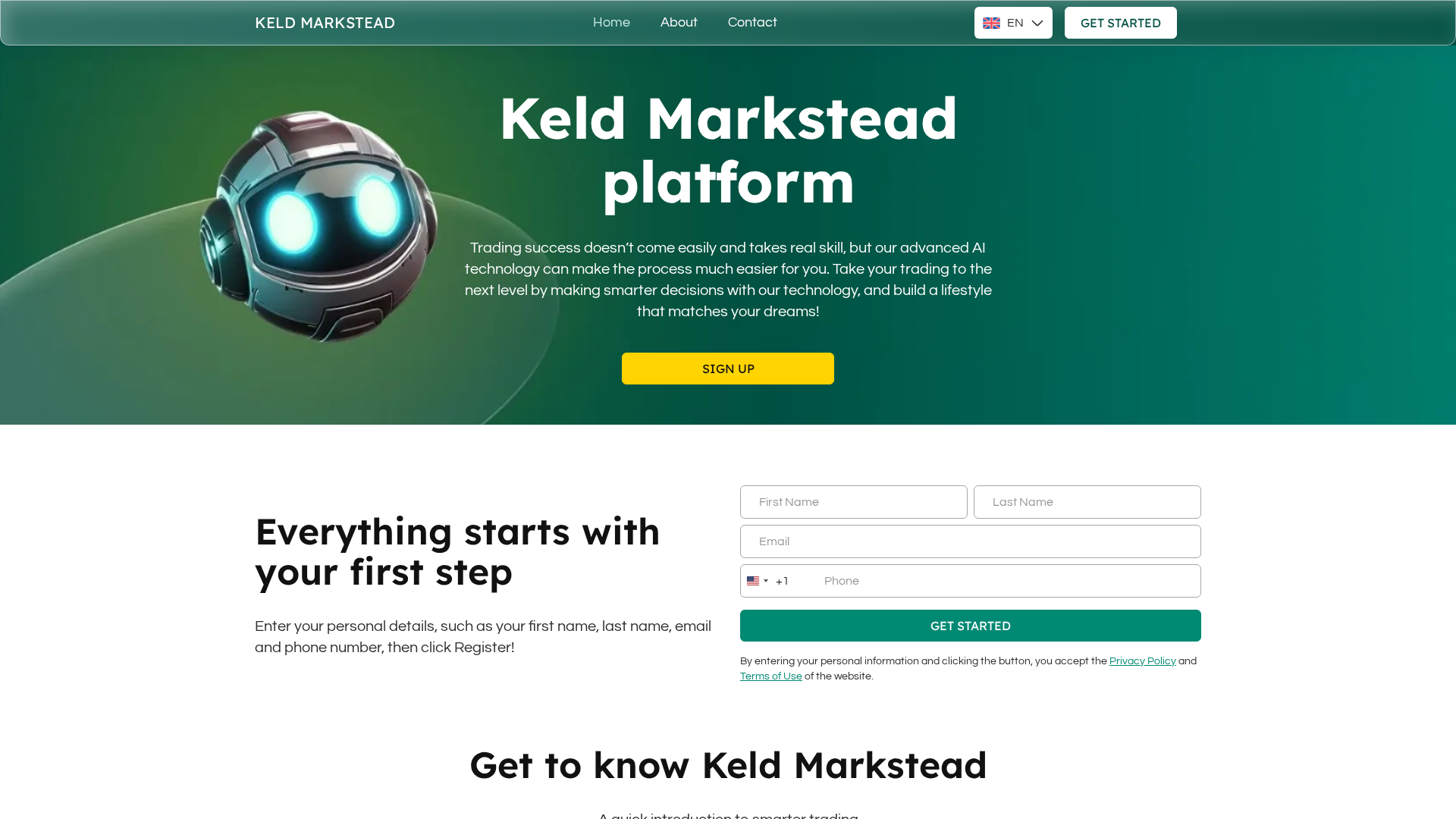 Screenshot of keld-markstead.live