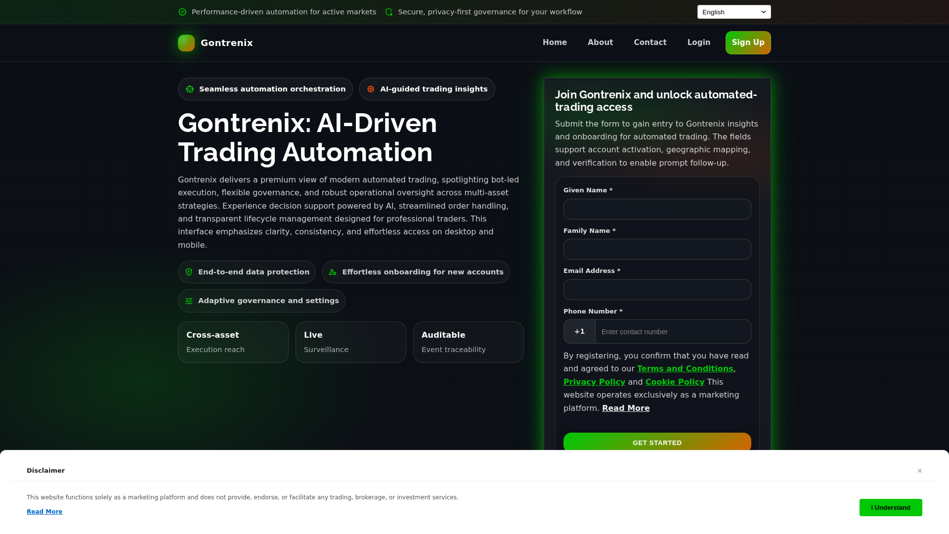 Screenshot of gontrenix.pro