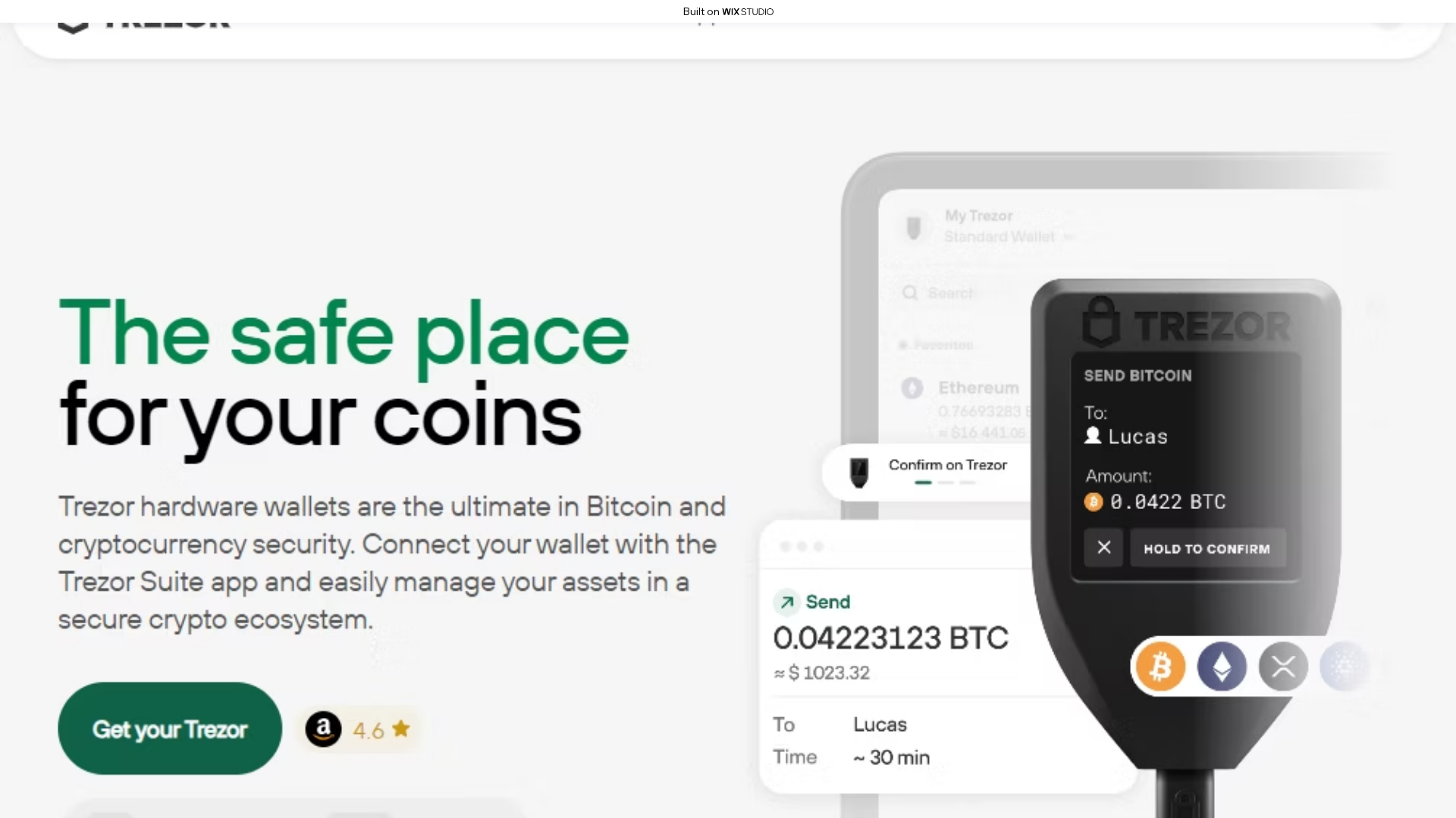 Screenshot of view-trezapps.wixstudio.com