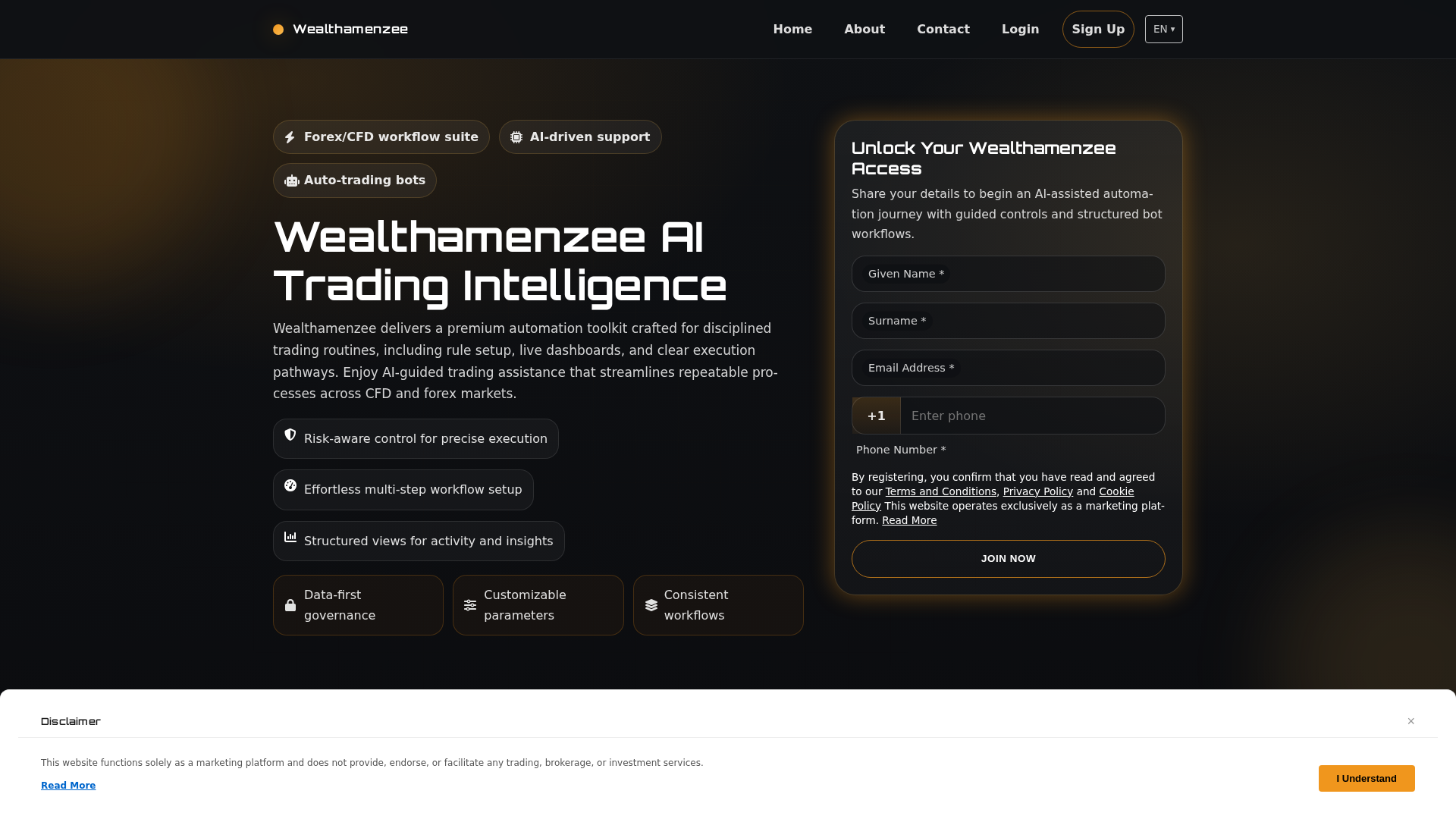 Screenshot of wealthamenzee.digital