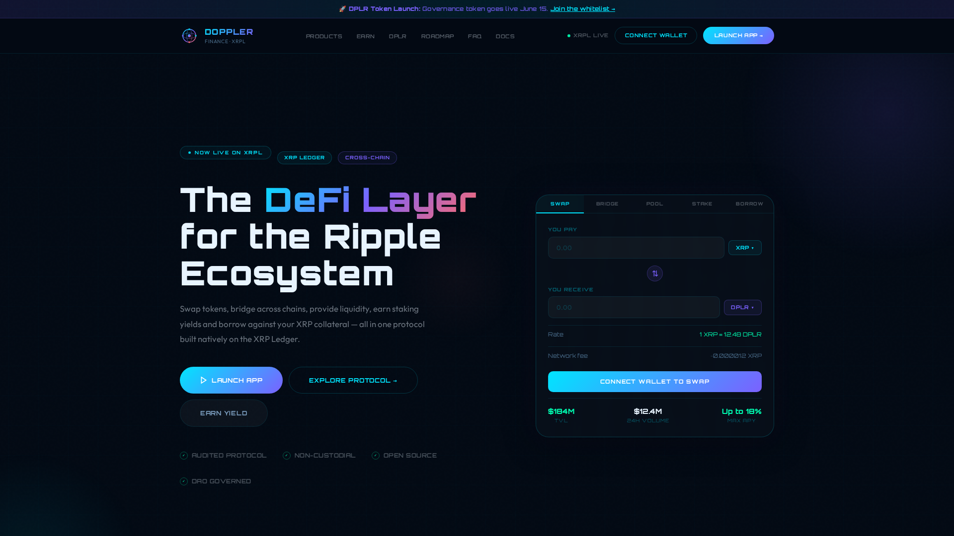 Screenshot of doppler-finance.us