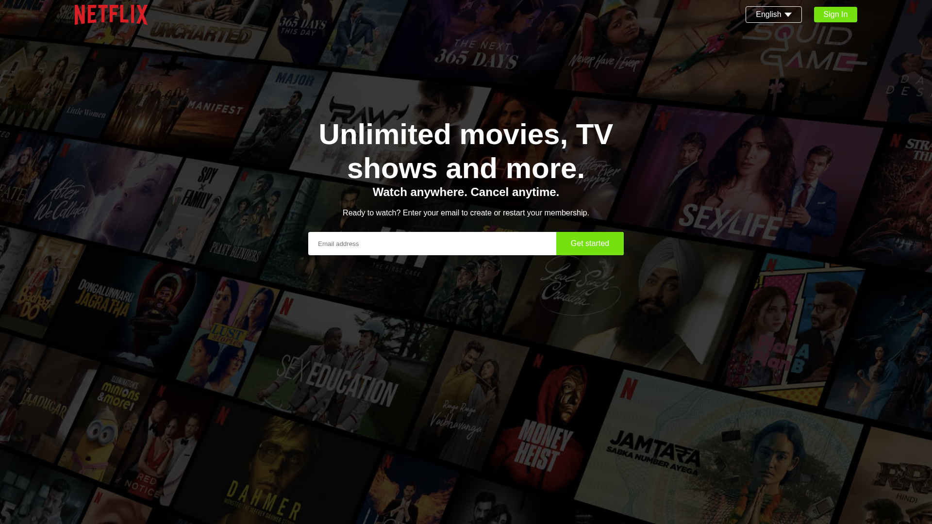 Screenshot of clone-moviesflix.netlify.app