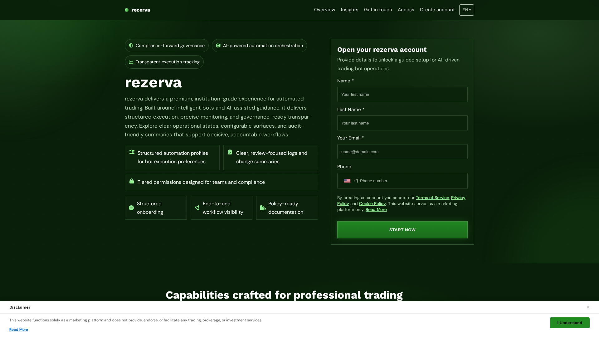 Screenshot of rezervasolution.com