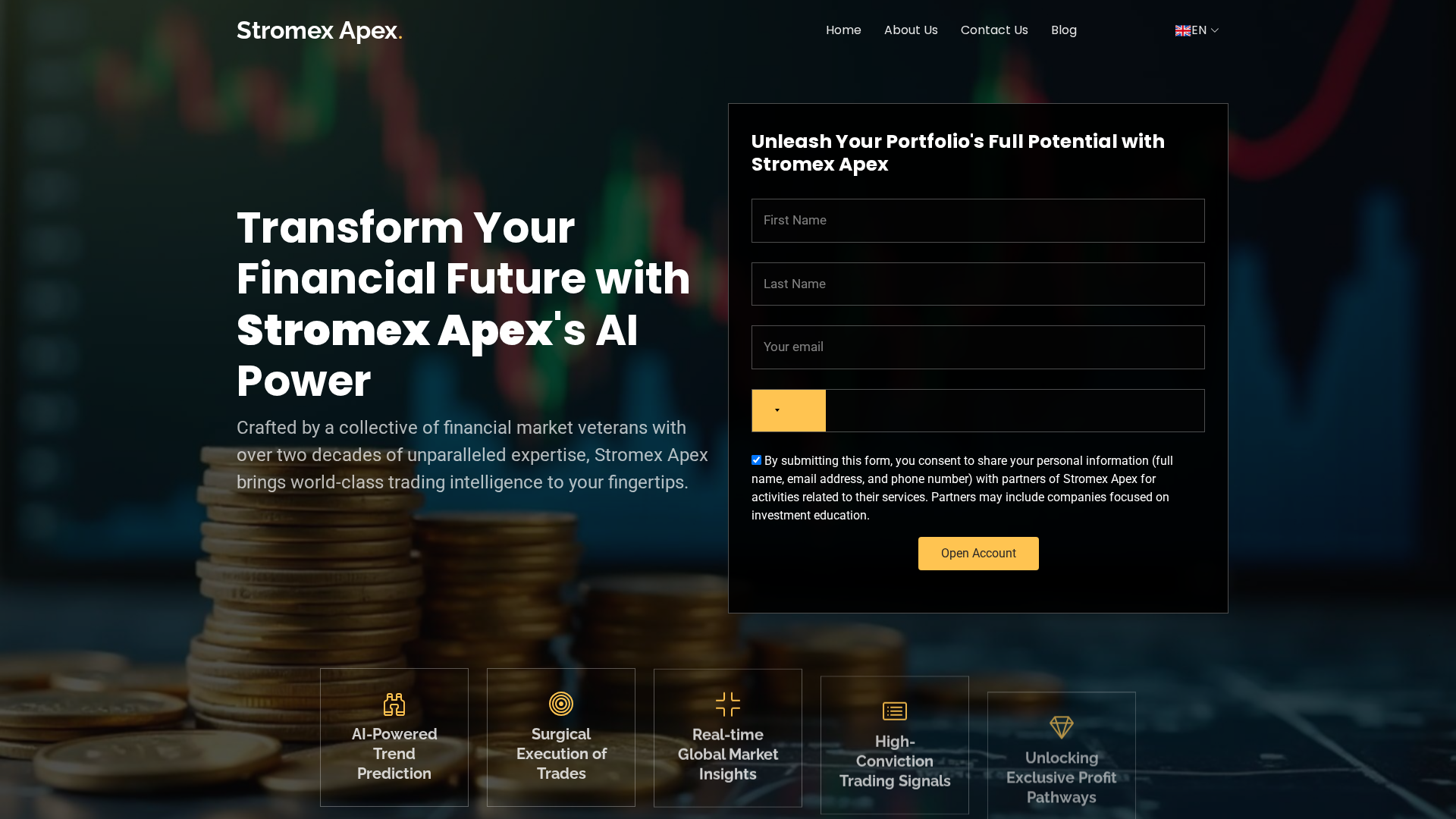 Screenshot of stromexapex-app.com