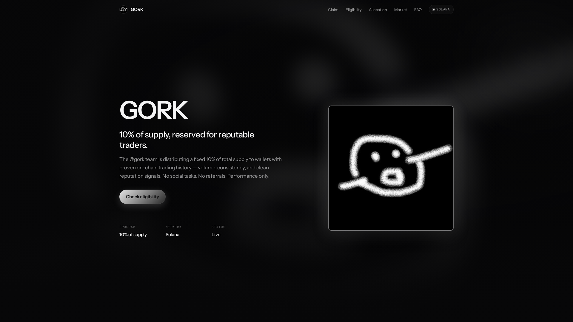 Screenshot of gork.memepage.io