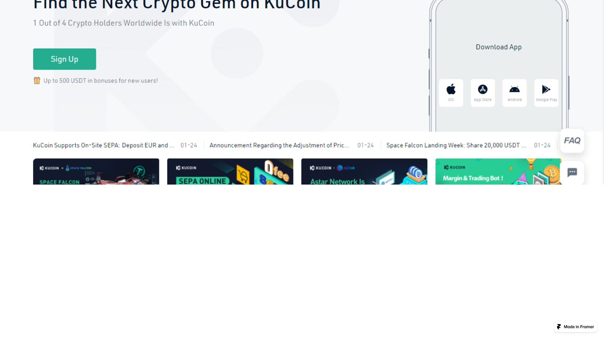 Screenshot of help-kucoinn-eng.framer.ai