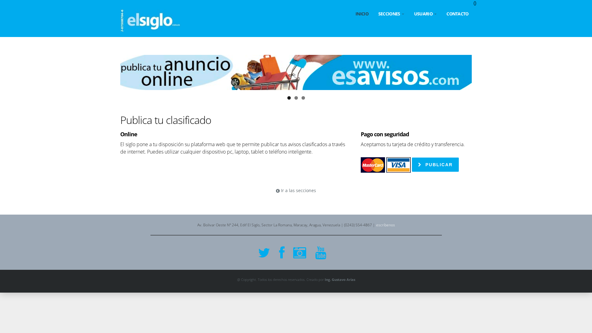 Screenshot of esavisos.com