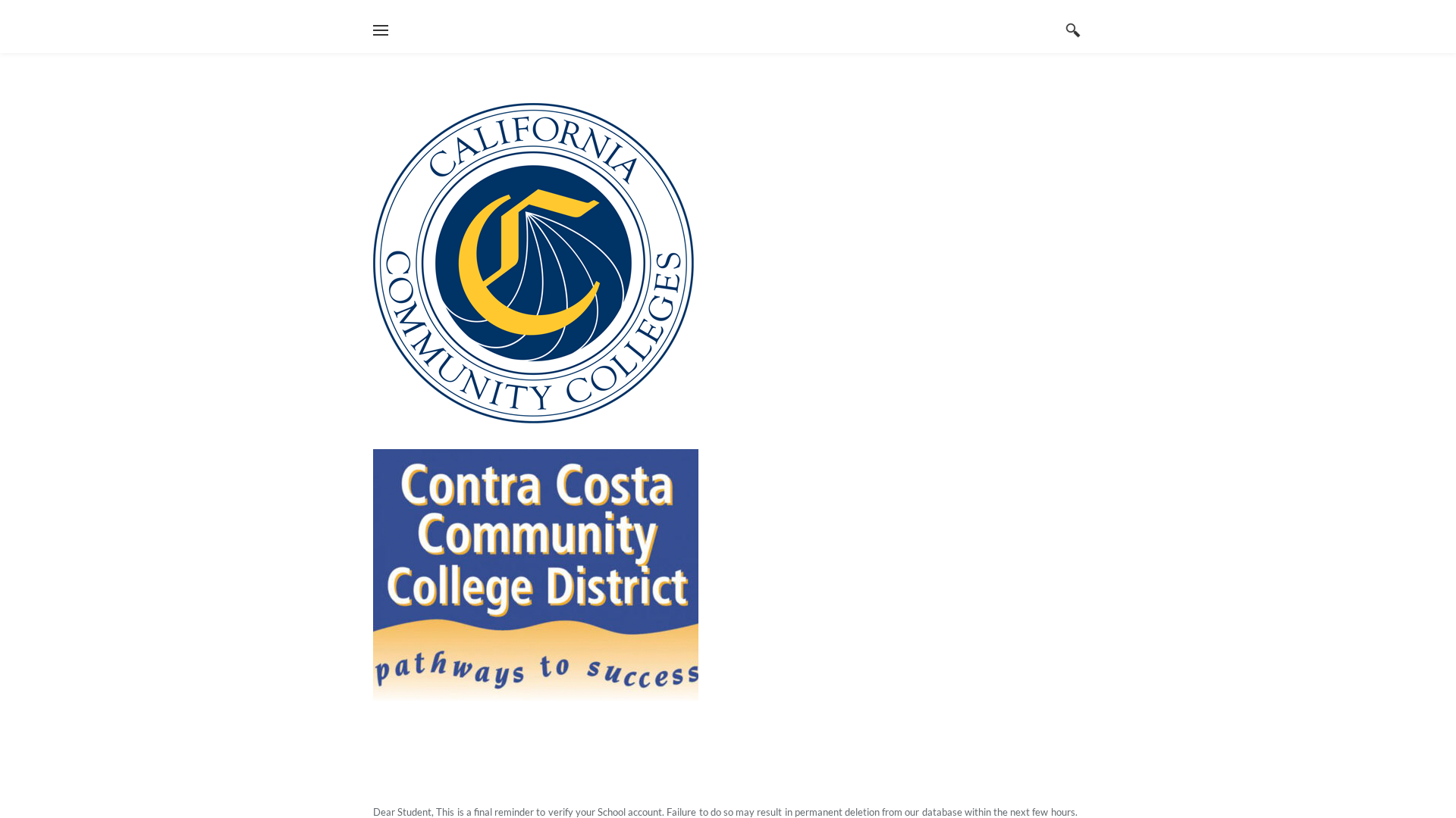 Screenshot of contracostacommunitycollegedistrict.weebly.com
