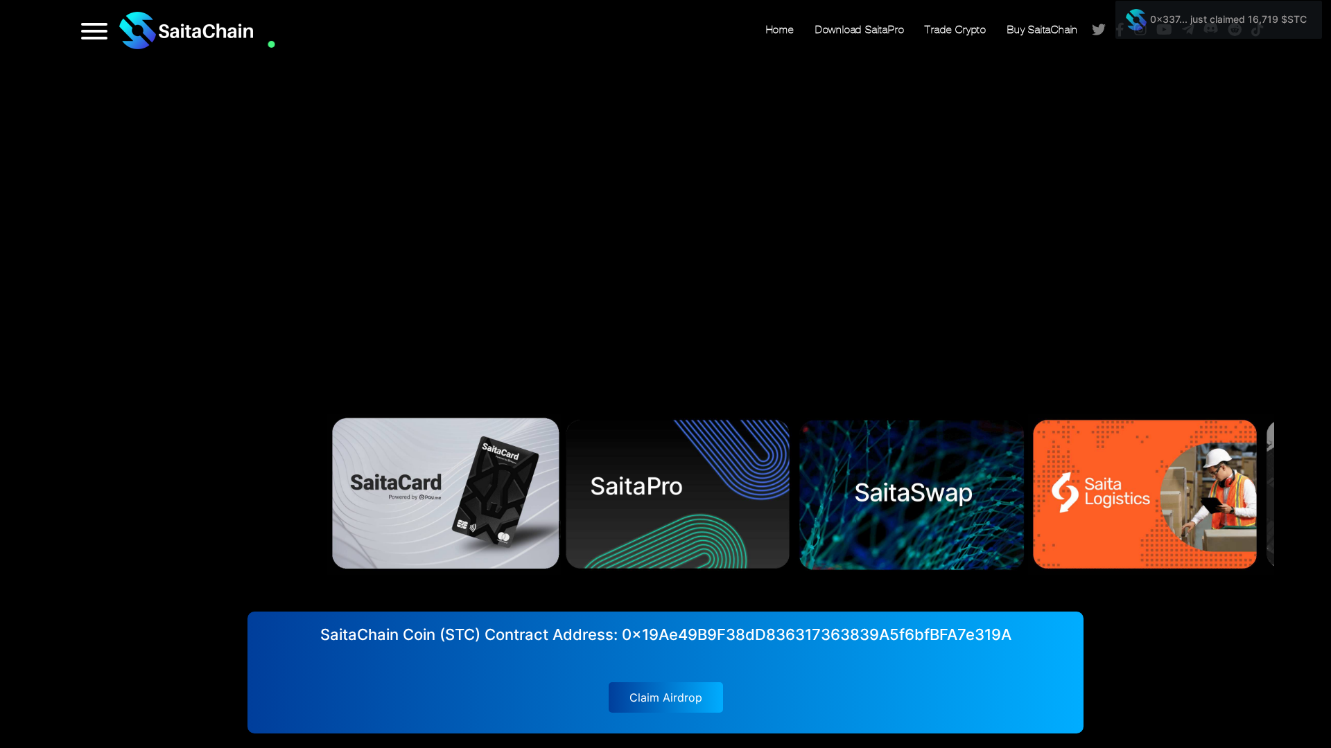 Screenshot of saitachainpro.pages.dev