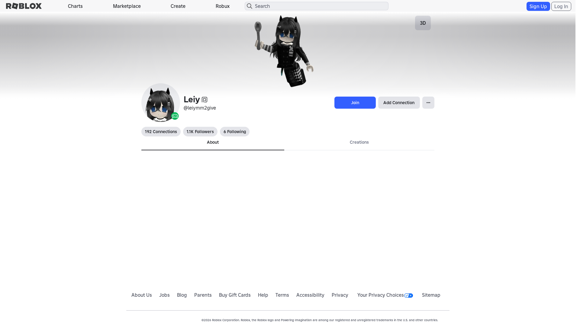 Screenshot of www.roblox.com.gr