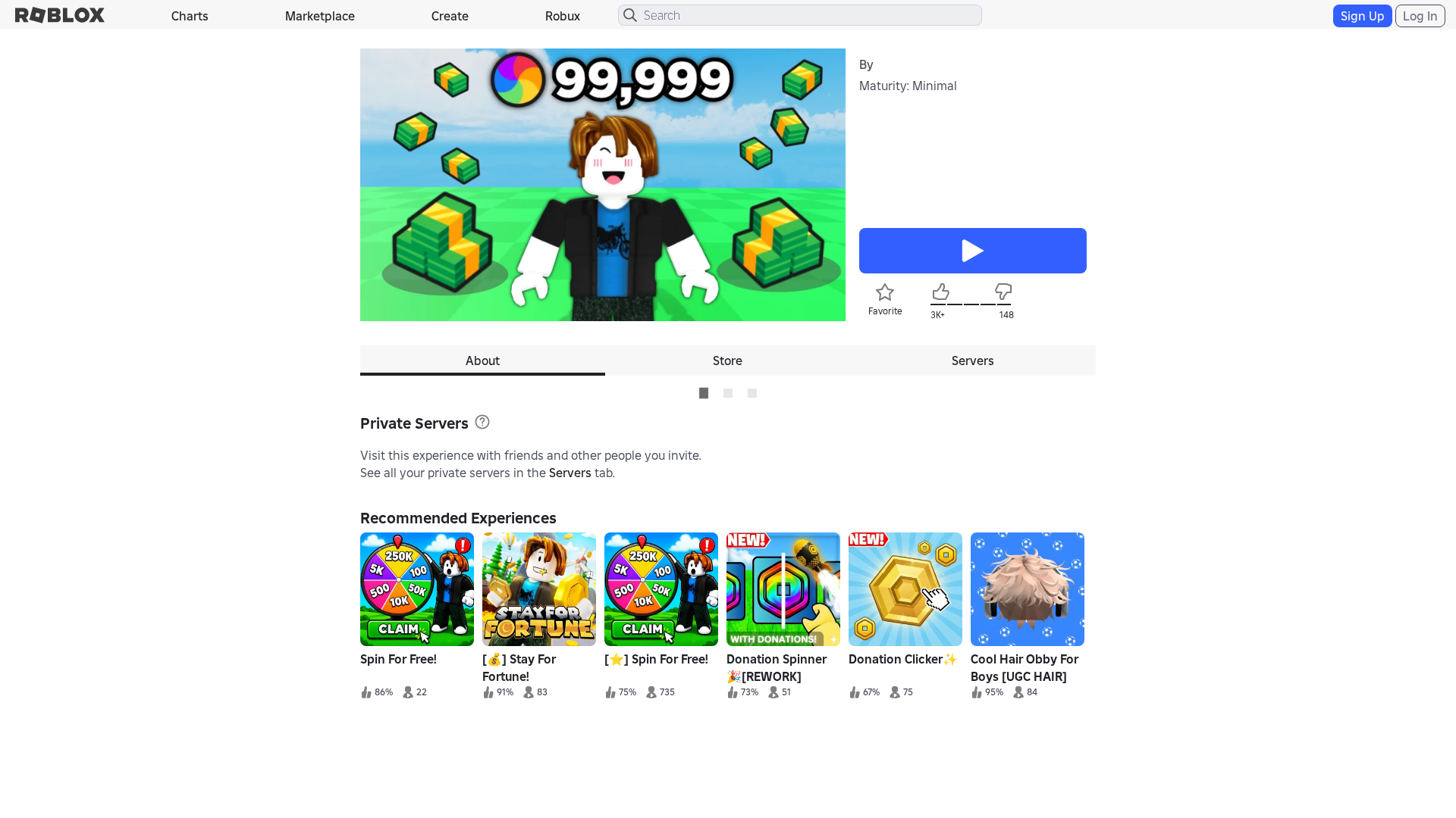 Screenshot of www.roblox.com.et
