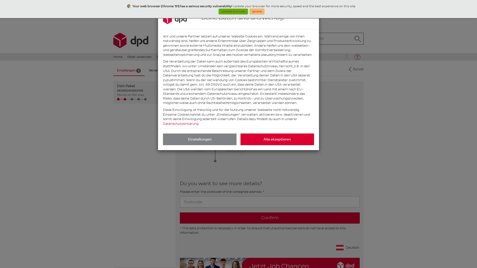 Screenshot of s.trk.sc