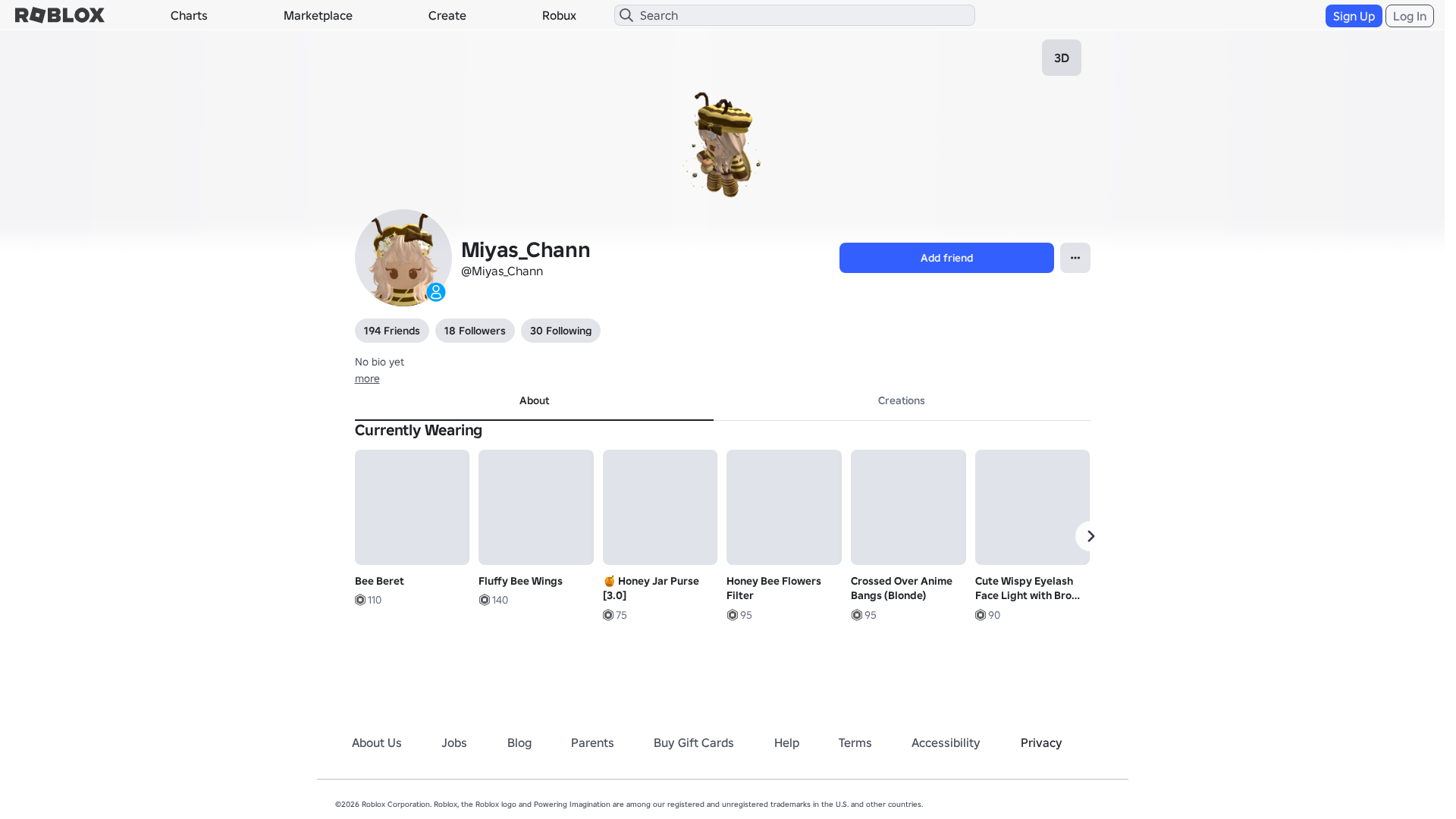 Screenshot of www.roblox.com.am